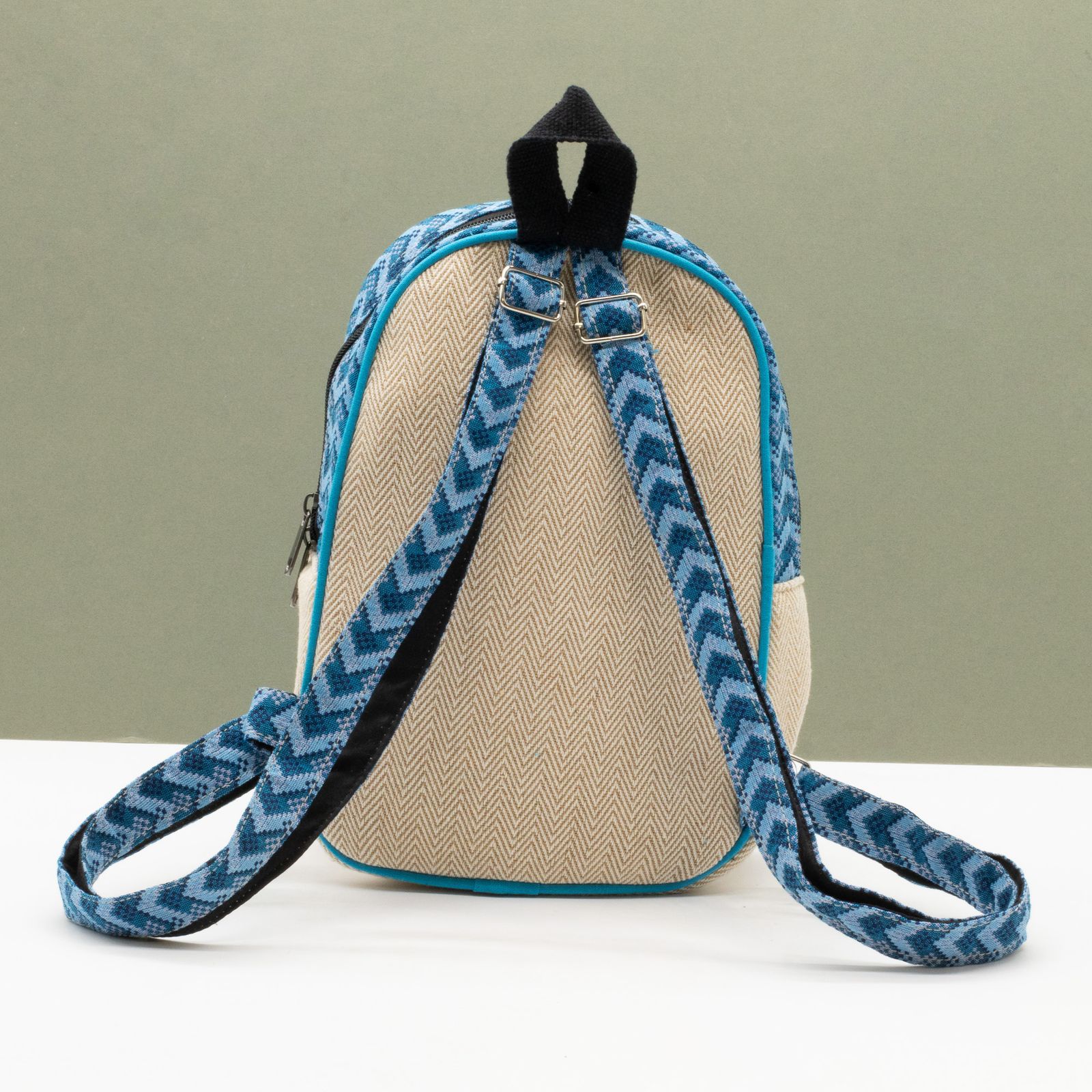 Mochila mediana de Katmandú – Diseño de Dhaka (30x21x9cm) - Imagen 11