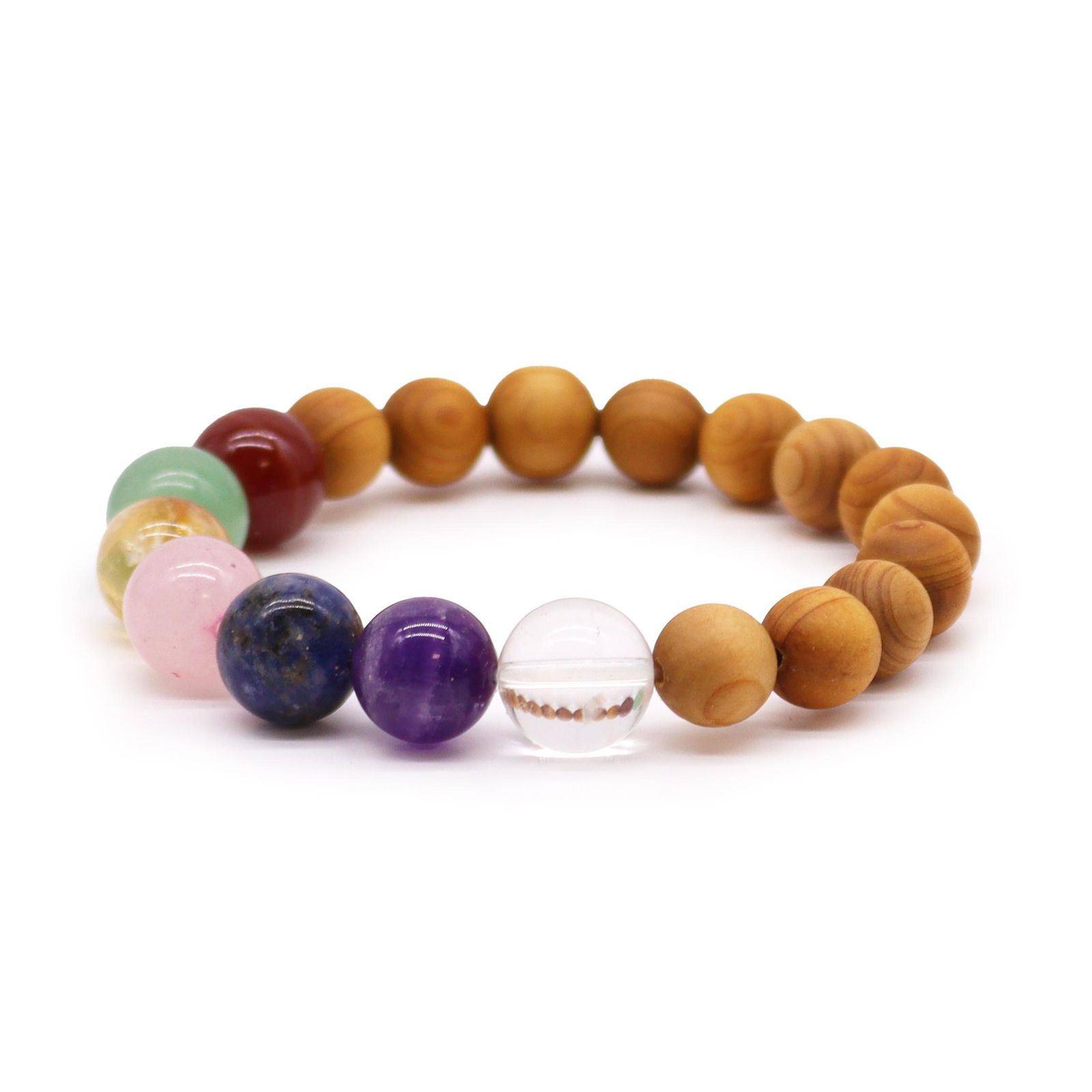Pulsera de Cedro - 7 chakras - Imagen 2