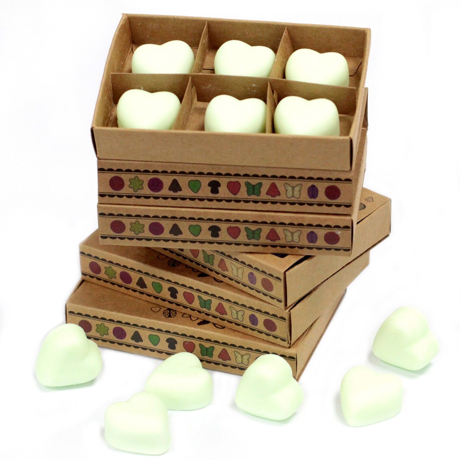 Caja de 6 ceras de Soja - Menta y mentol - Imagen 6