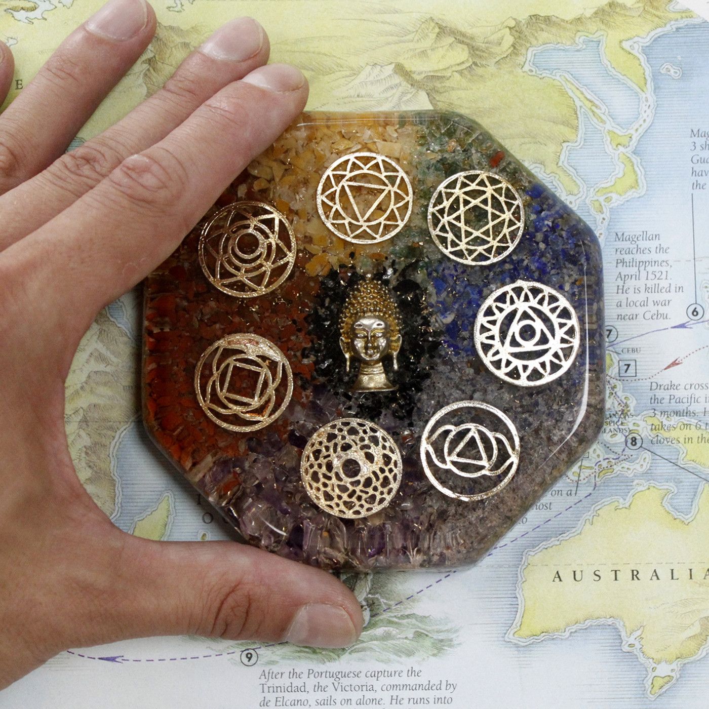 Orgonite de oficina - Angel - Grande - Imagen 2