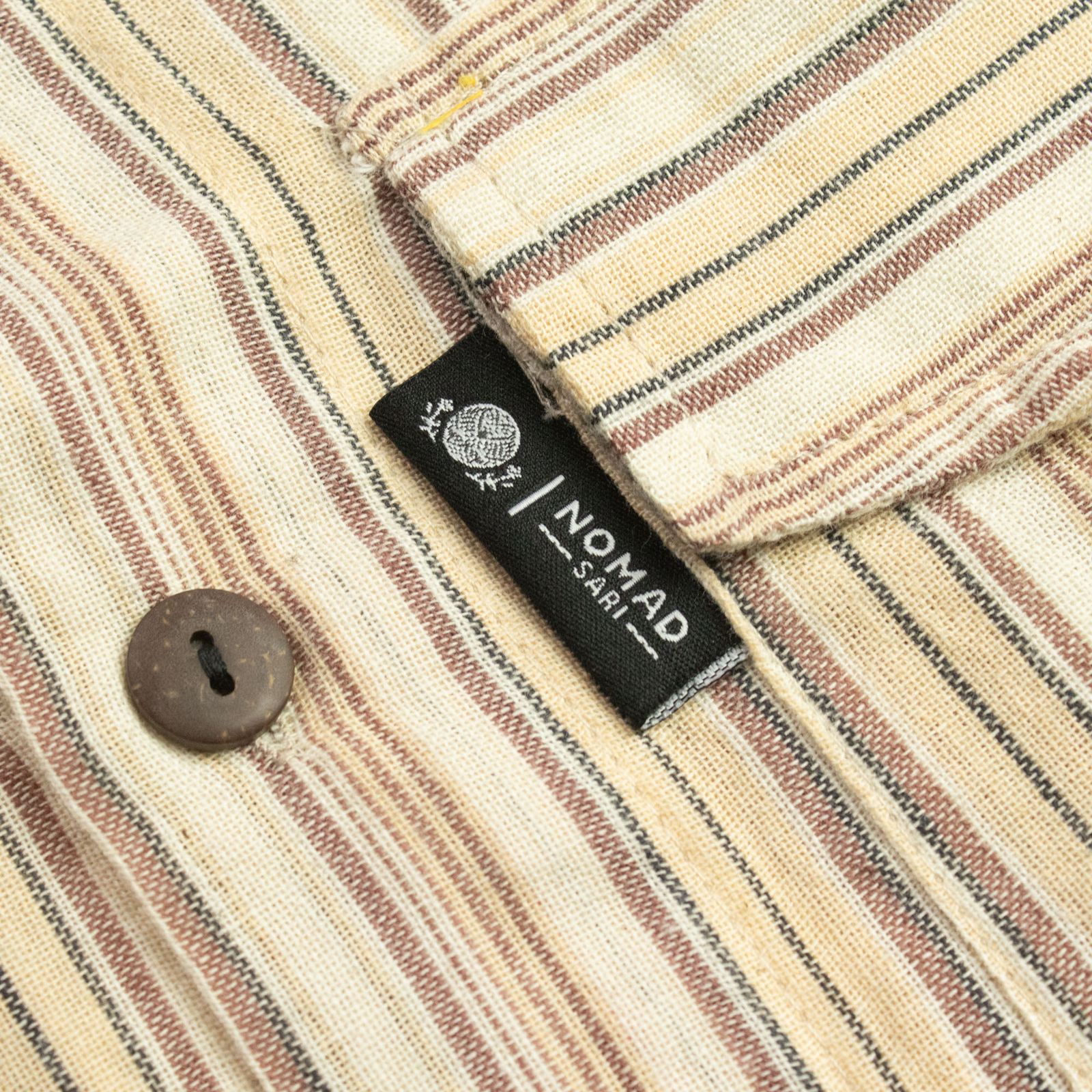 Nomad Sari Camisa de abuelo - Marrón beige - Mediano - Imagen 8