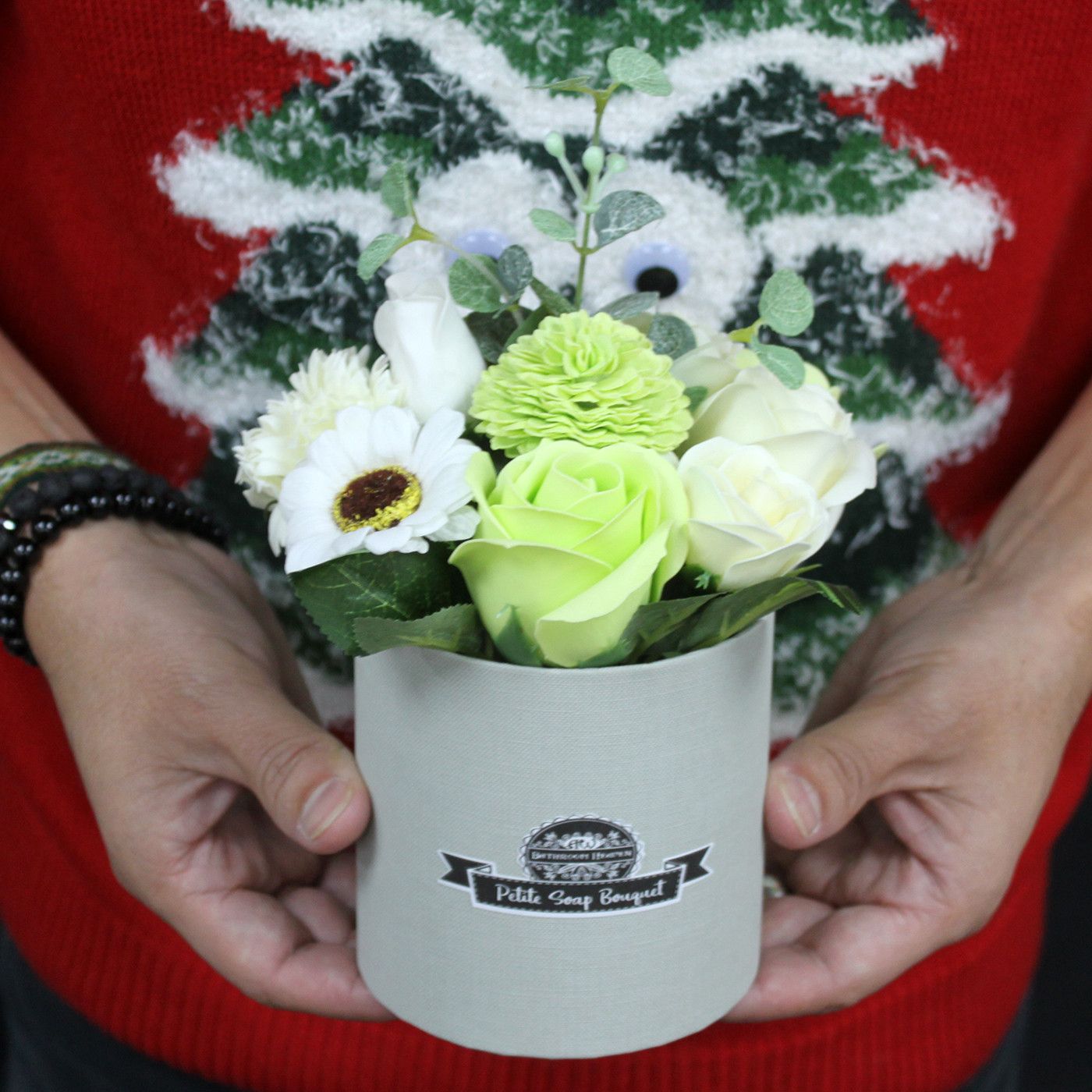 Maceta de regalo Bouquet Petite - Azul Relajante - Imagen 2