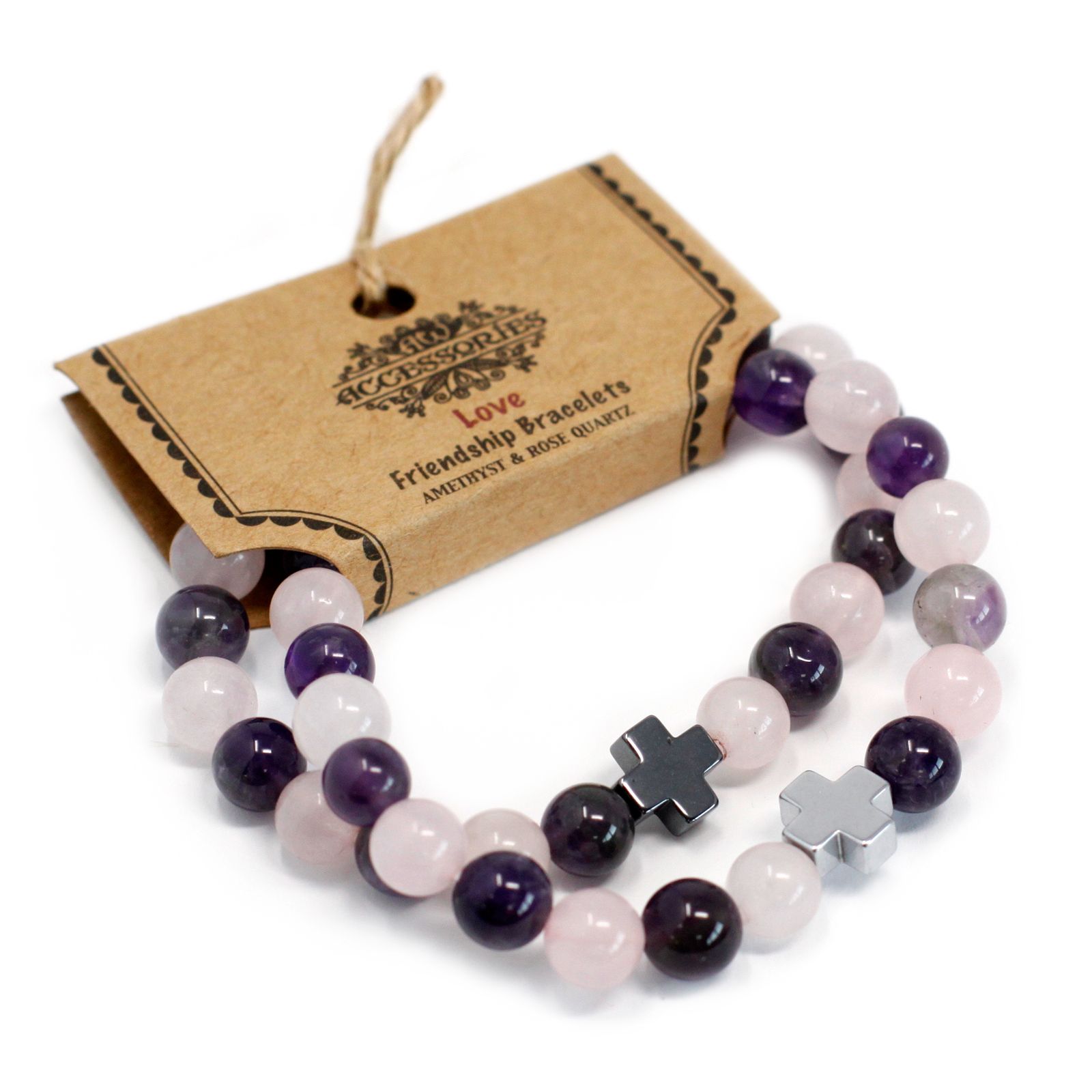 2 Pulseras con Piedras Preciosas - Amor - Imagen 4