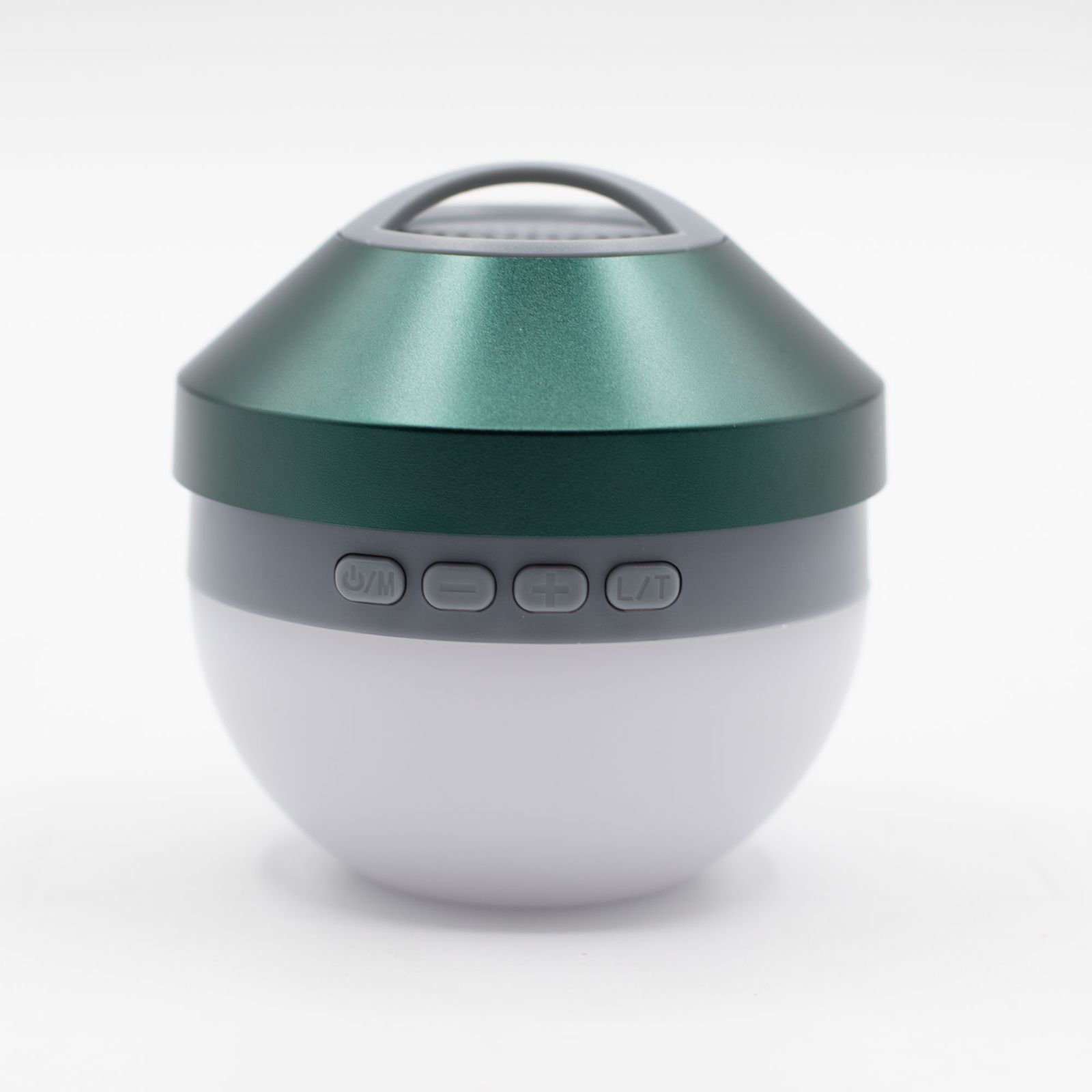 Lámpara colgante verde para acampar y mini altavoz - Imagen 3