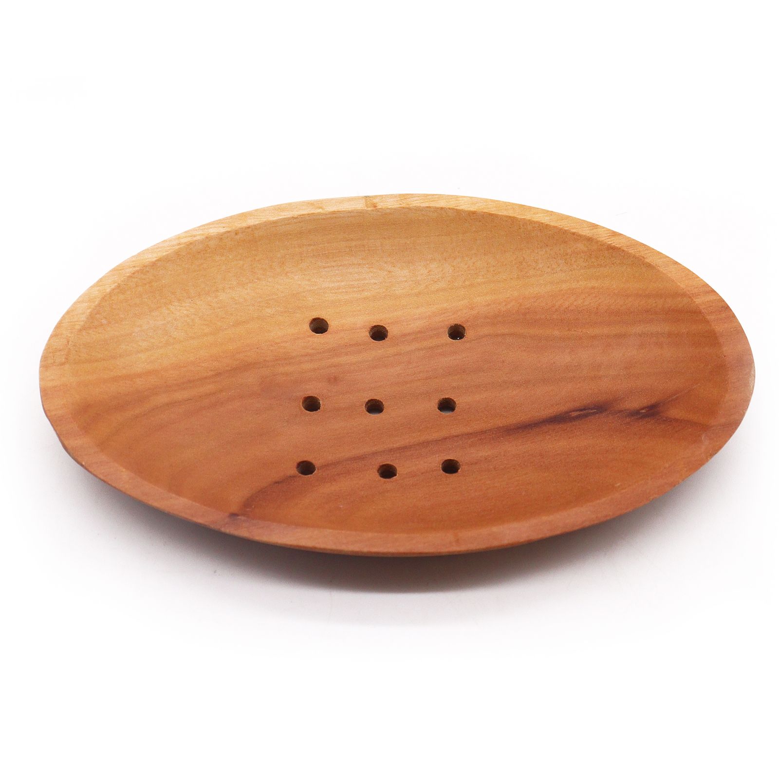 Jabonera clásica de caoba - Ovalada - Imagen 4