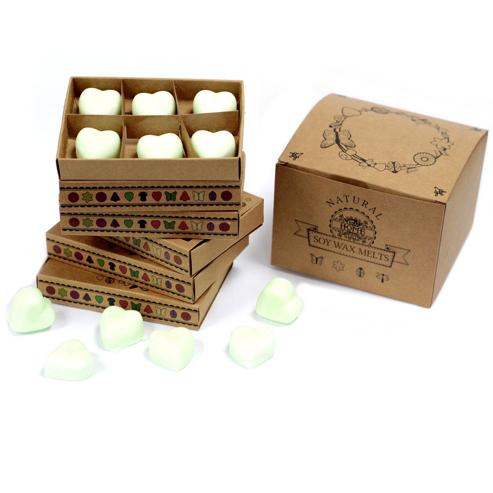 Caja de 6 ceras de Soja - manzana especiada - Imagen 5