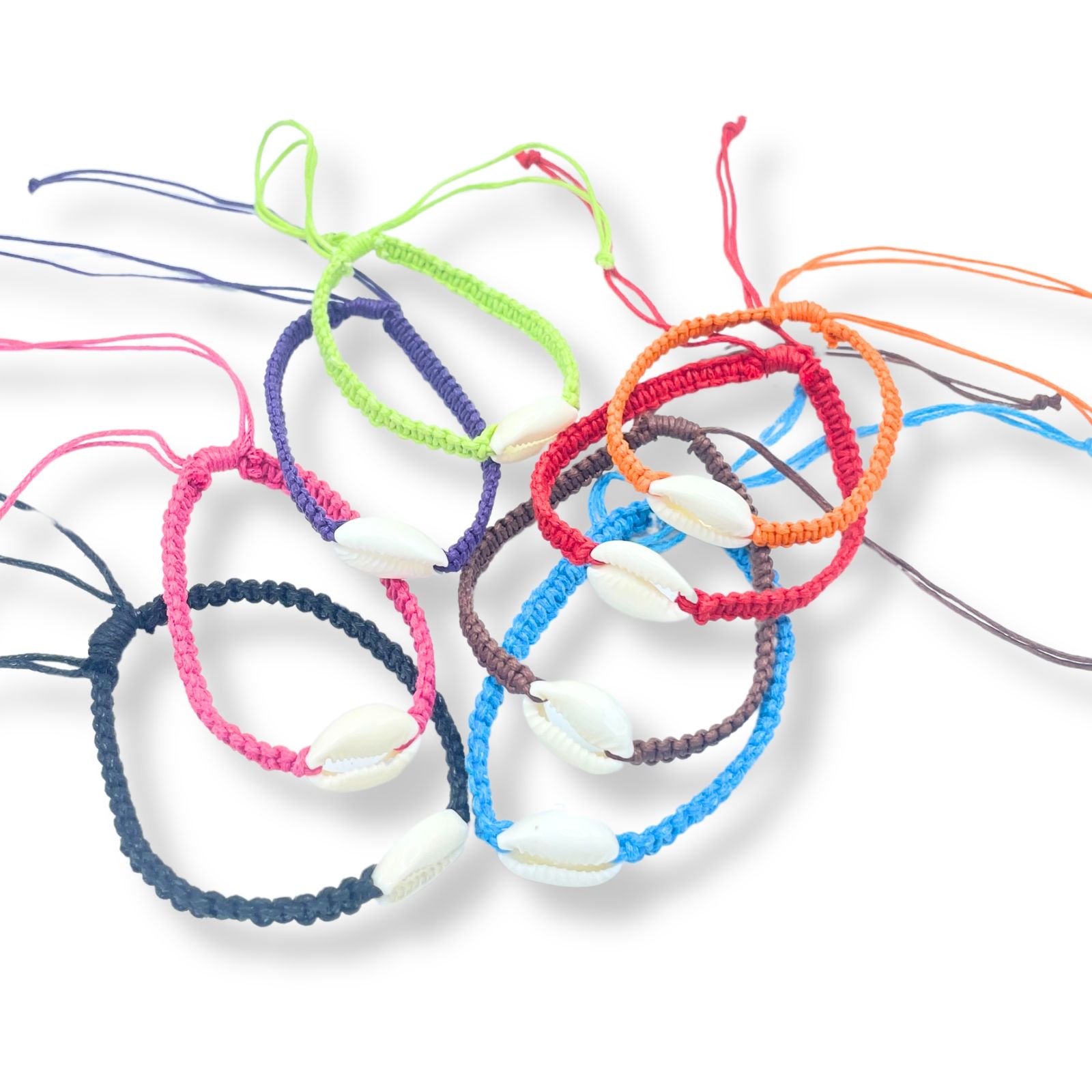 Pulseras de la Amistad Hechas a Mano - Conchas Cowrie Chums (surtido) - Imagen 3