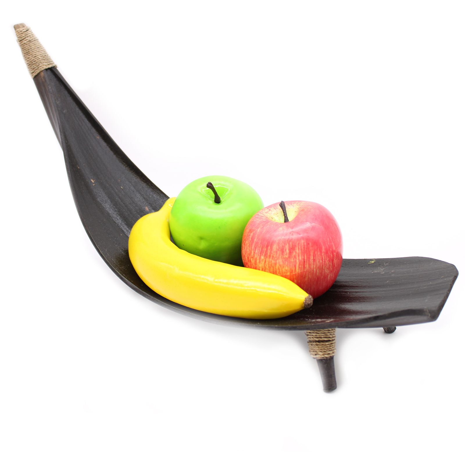 Juego de fruteros de hoja de coco - Chocolate - Imagen 3
