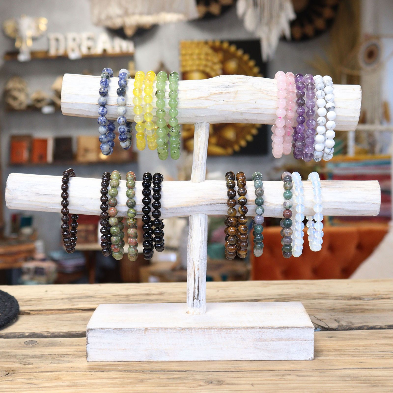 Brazalete de Energía - Jaspe blanco - Imagen 5