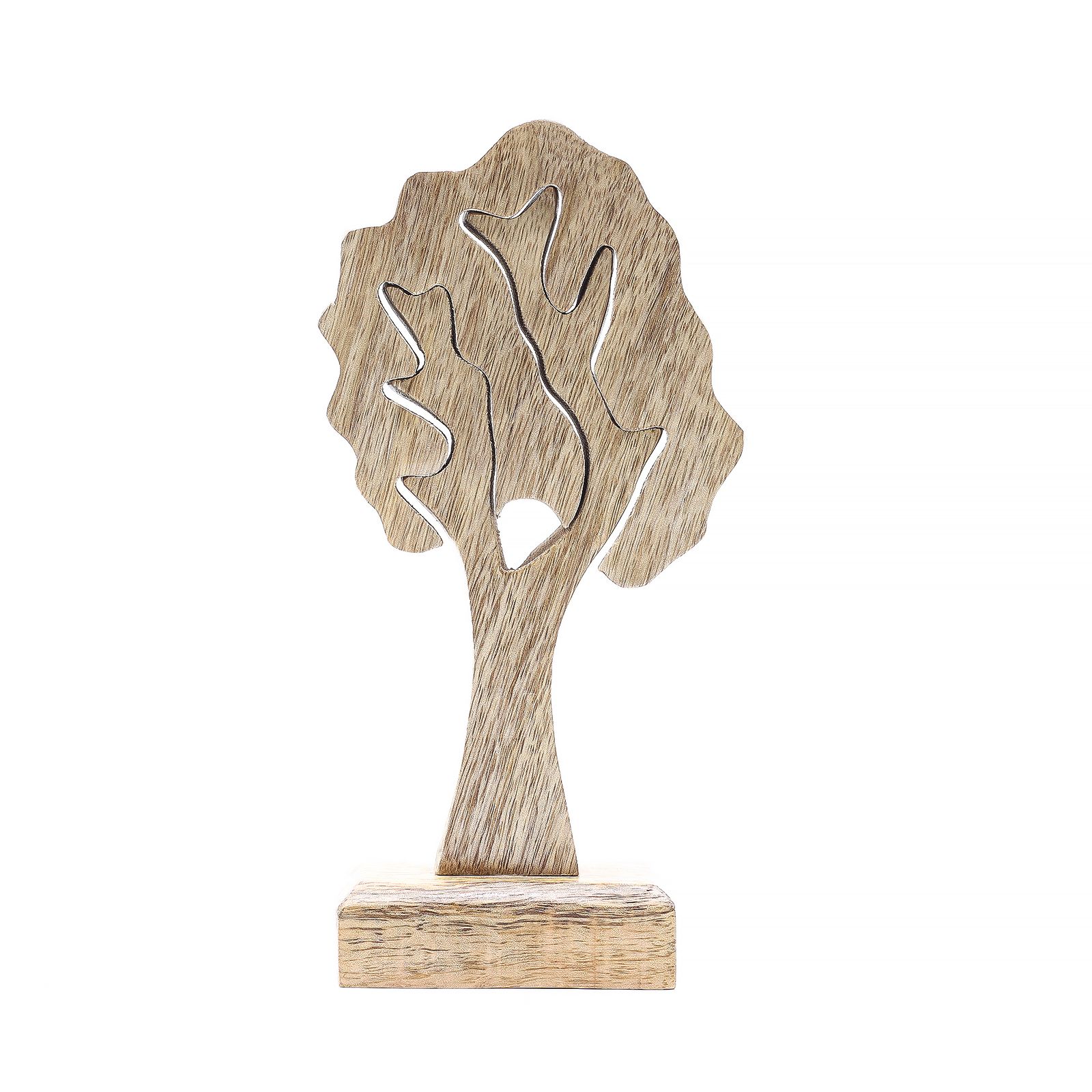 Perdido en el bosque - Decoración de madera 3D de un solo árbol - 20x10cm - Imagen 4