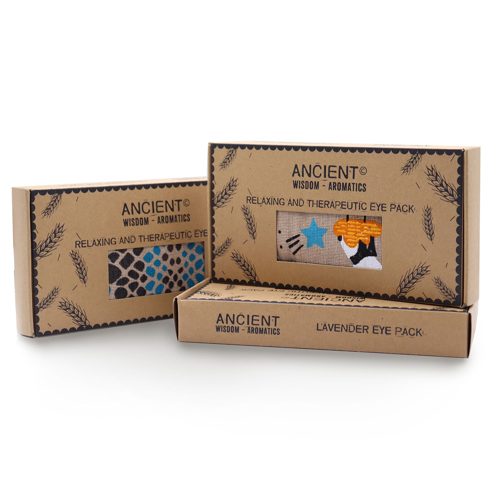 Almohada para los ojos de algodón natural lavanda y juco en caja de regalo - Leonardo Nocturno - Imagen 6