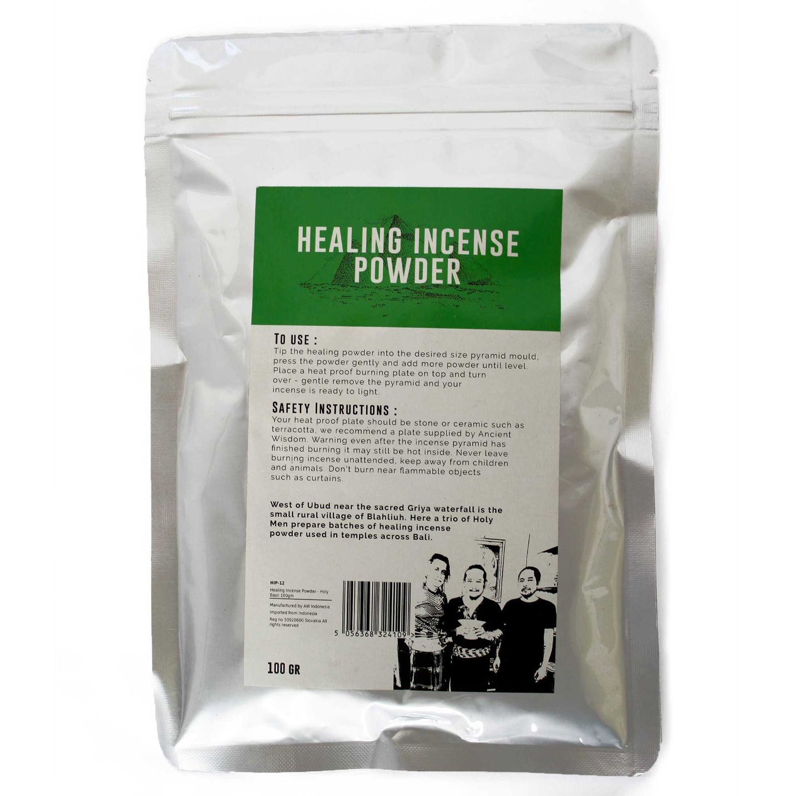 Healing Incense Powder - Holy Basil 100gm - Imagen 2