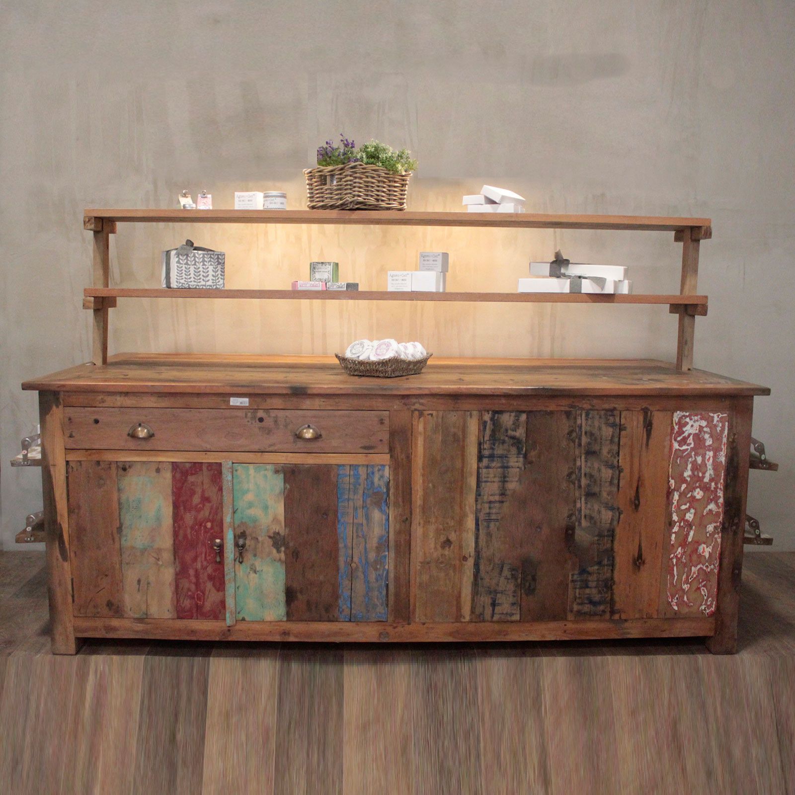 Mesa de exhibición central 207x97x80cm - Imagen 2