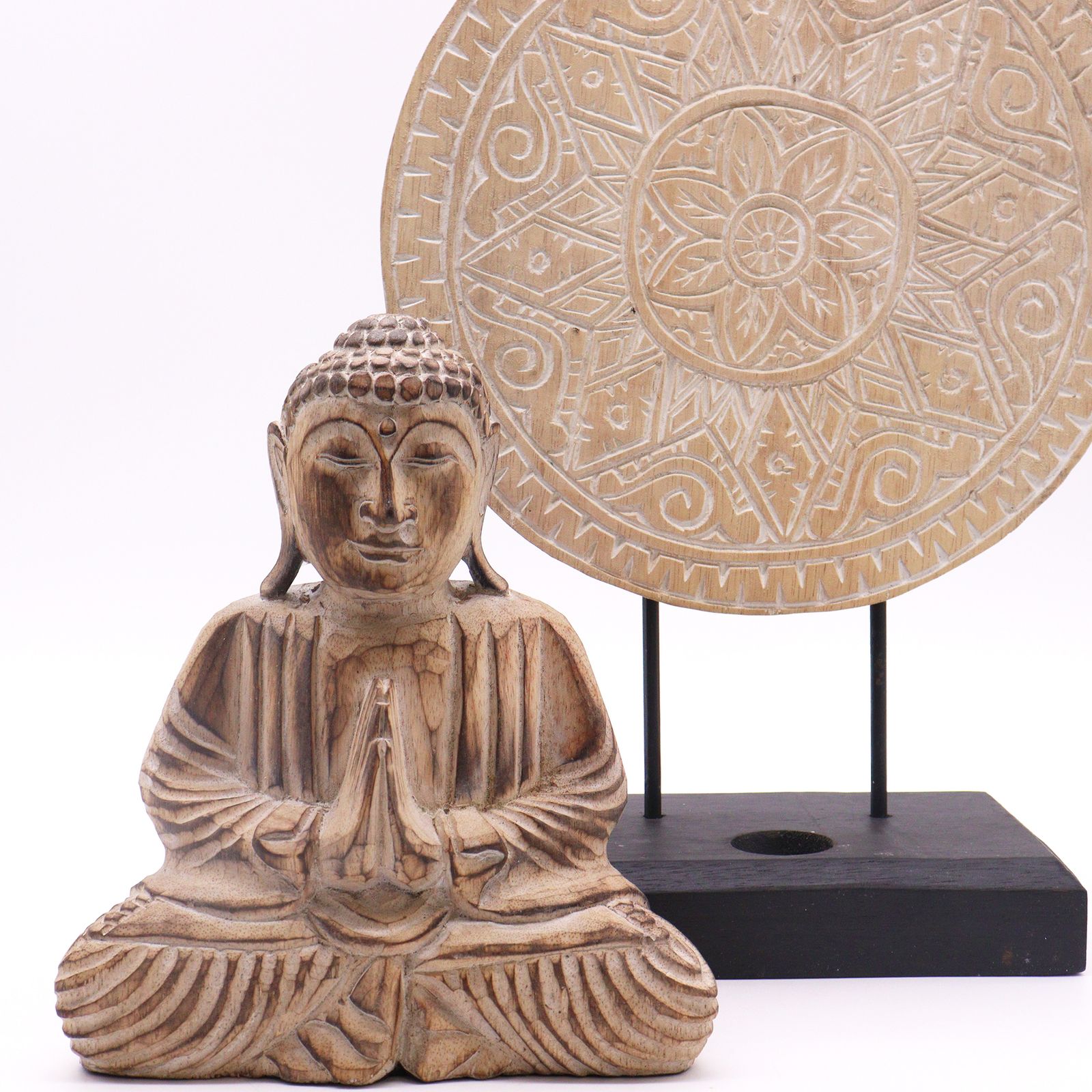 Buda Feng Shui - Mandala Clásico - Natural - Imagen 4