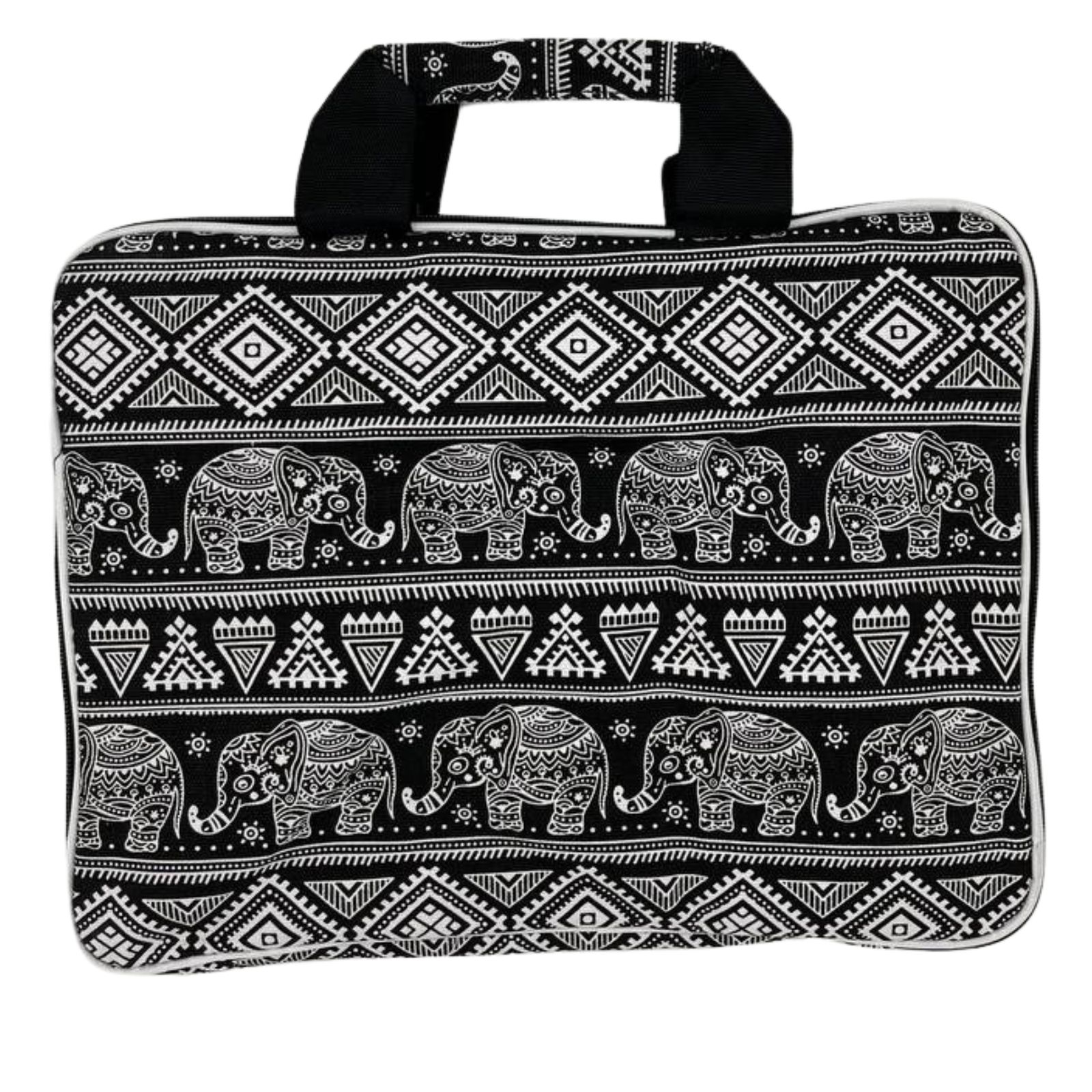 Bolsa acolchada para portátil (Elepants Motiff) 33x24x3cm - Imagen 3