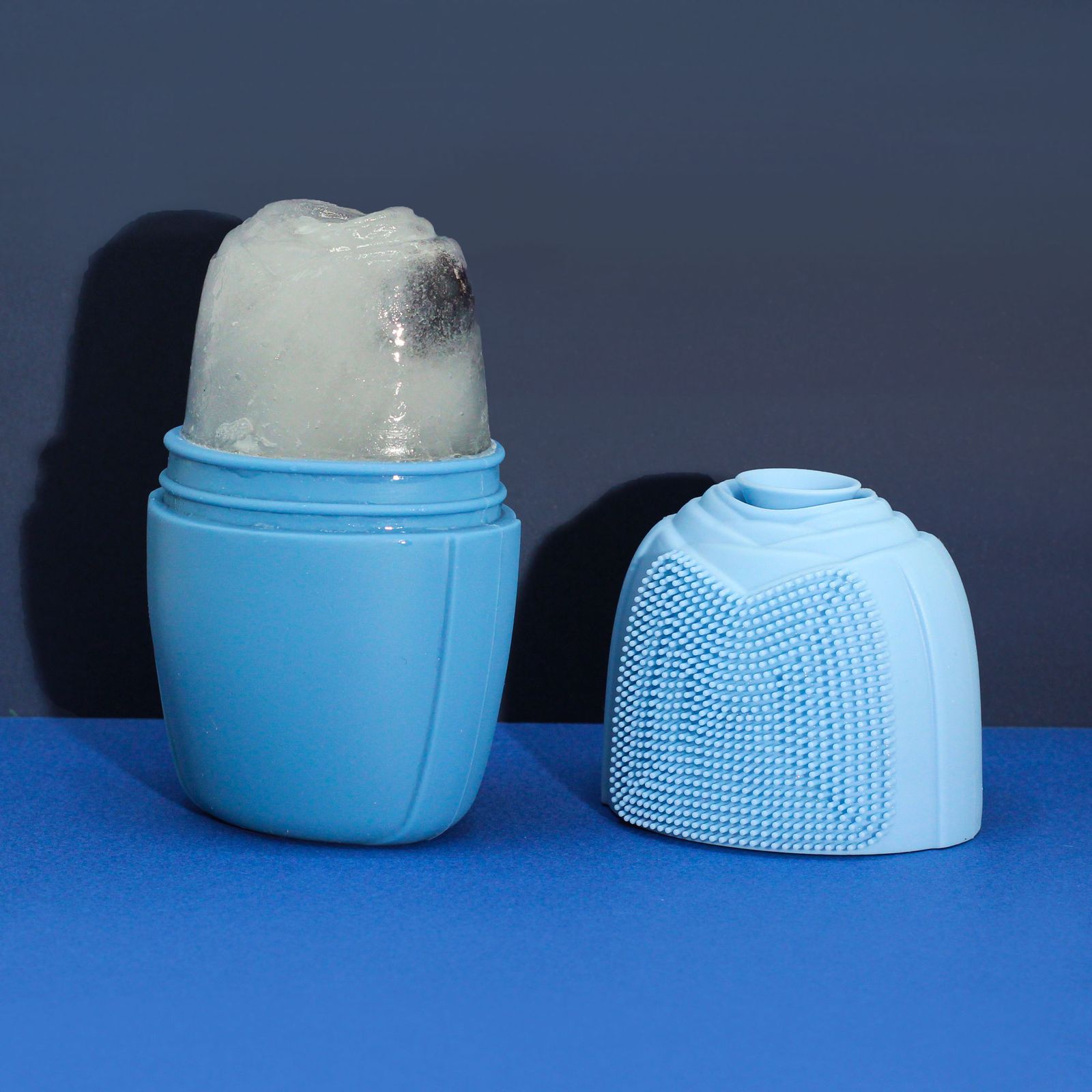 Rodillos de Hielo de Silicona para el Rostro - Azul - Imagen 2