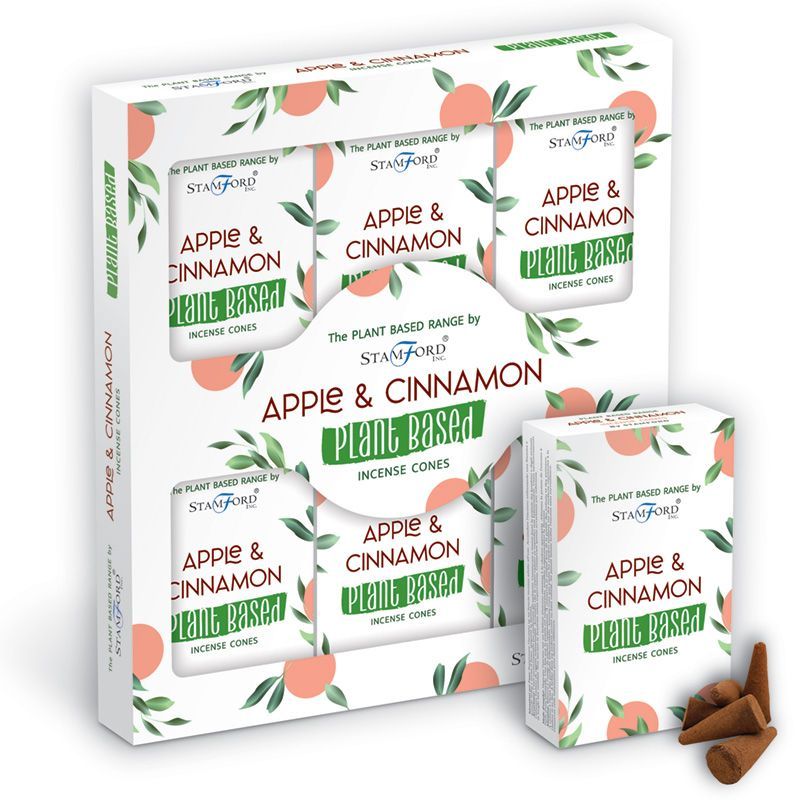 Conos de Incienso a Base de Plantas - Manzana y Canela - Imagen 2