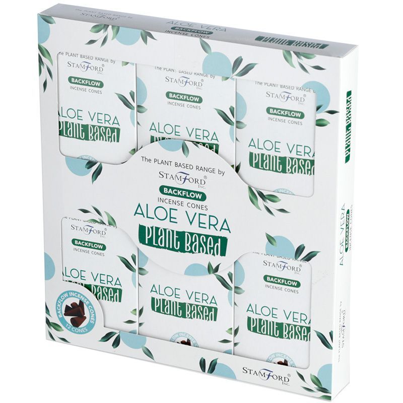 Conos de Incienso de Reflujo a Base de Plantas - Aloe Vera - Imagen 3