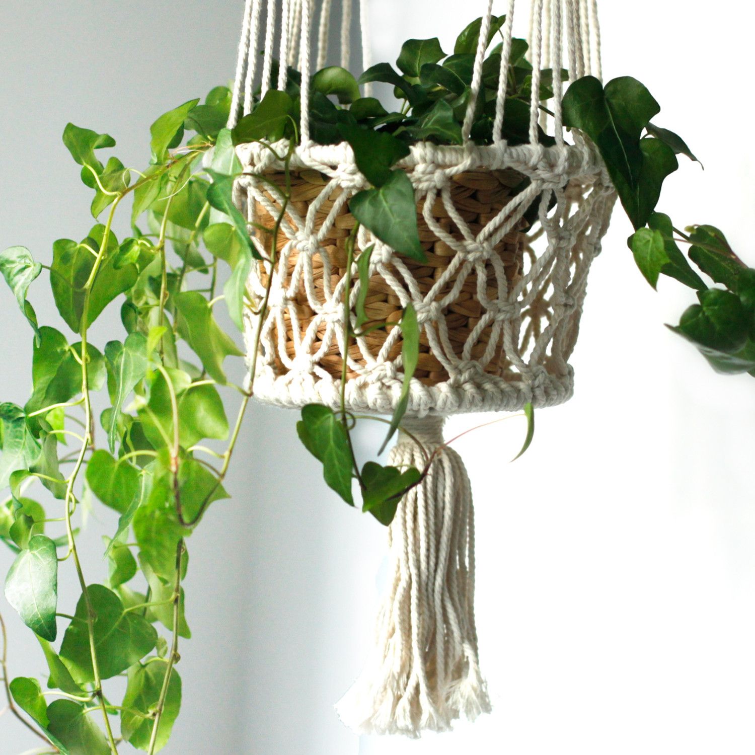 Macetero de Macrame - Doble - Imagen 12