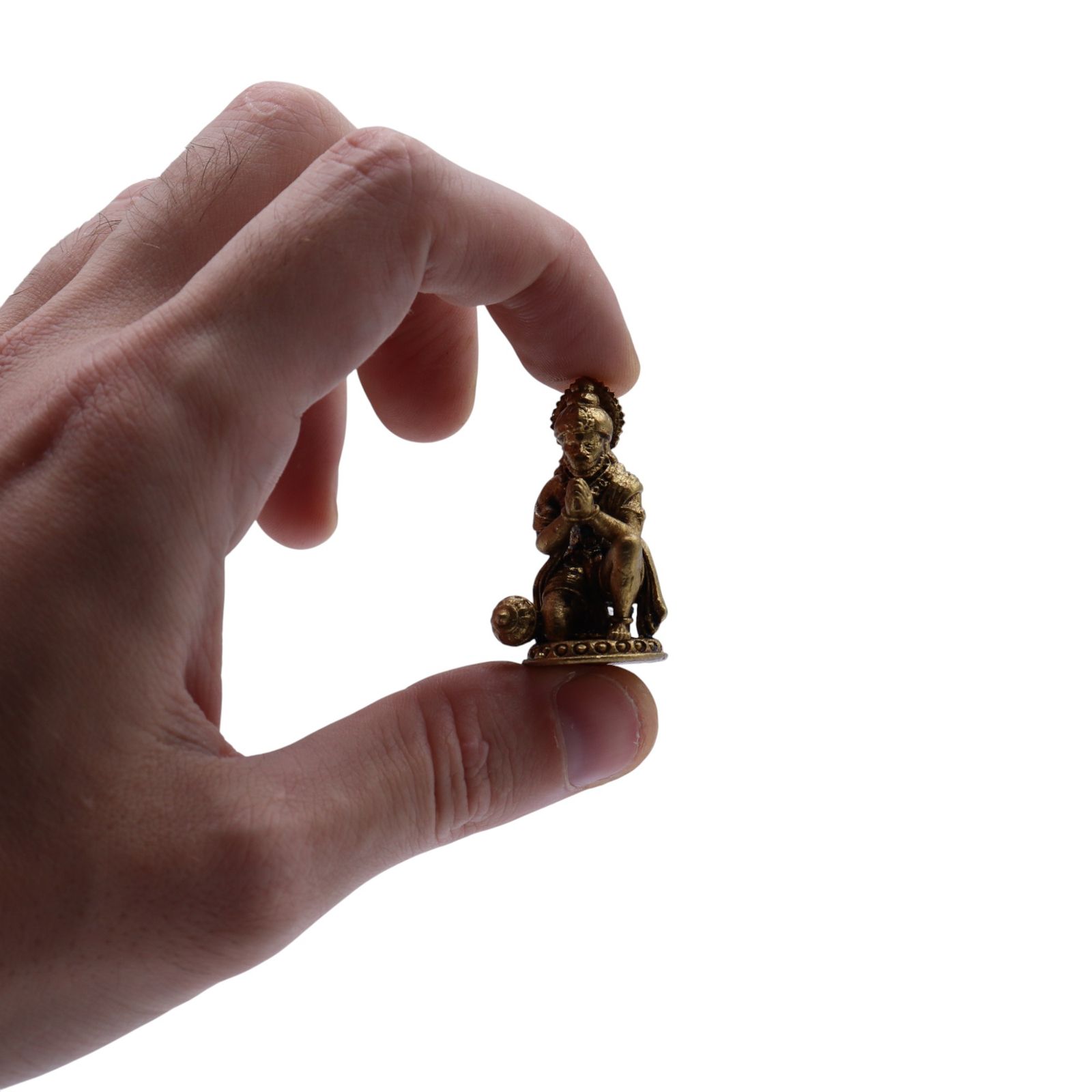 Dioses en miniatura de latón - Hanuman (30 g) - 36mm - Imagen 4