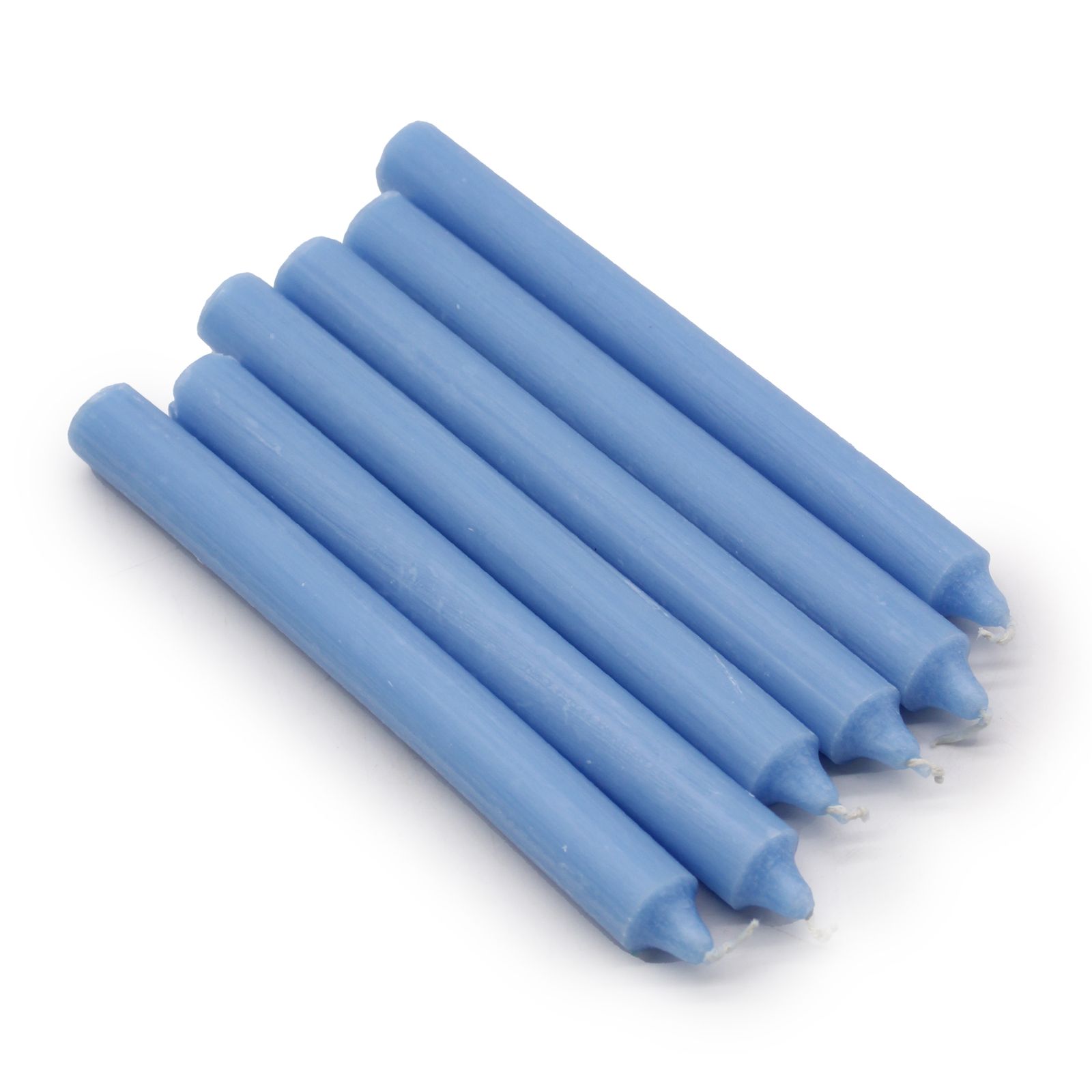 Velas a granel de color sólido - Azul marino rústico - Paquete de 10 - Imagen 3