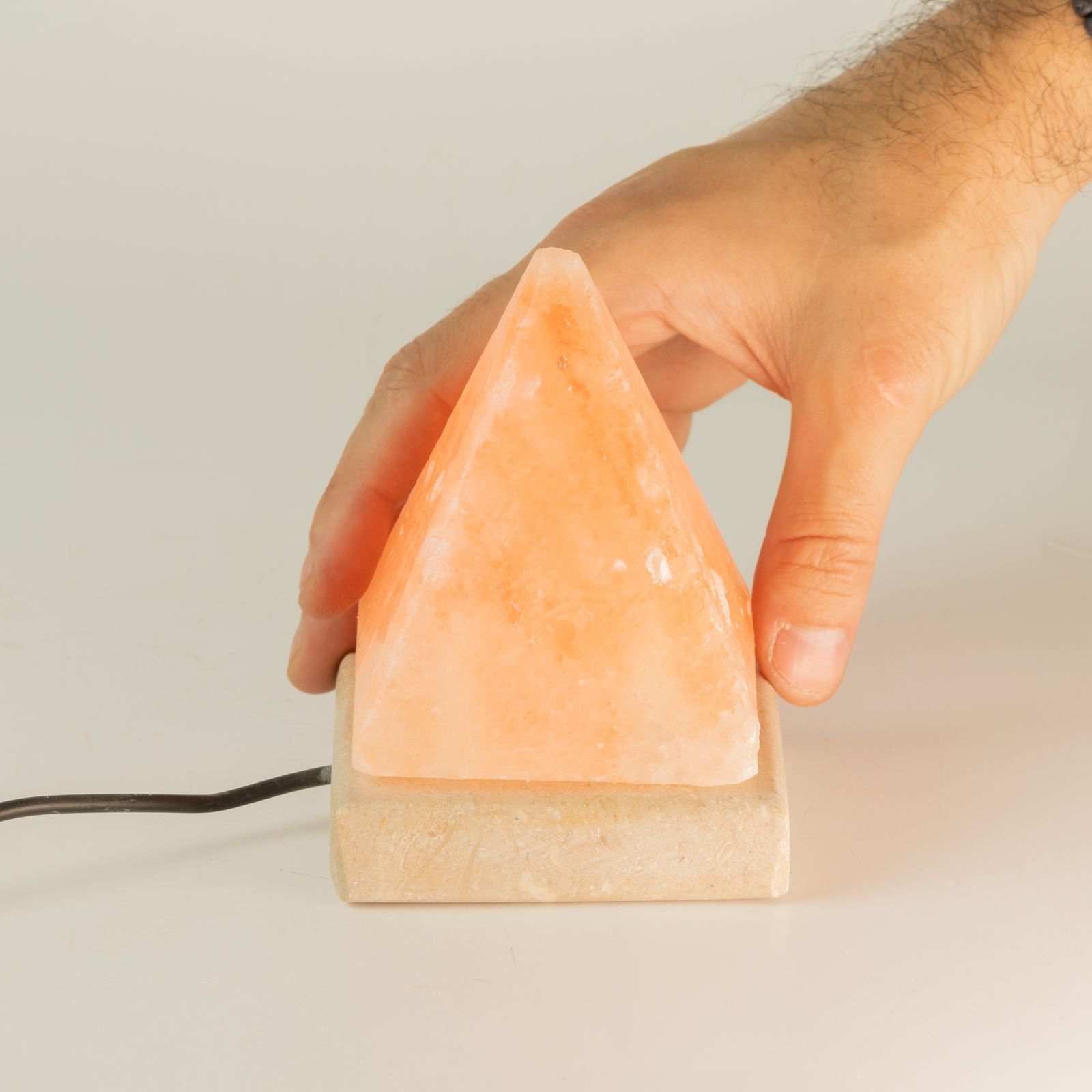 Lámpara de sal natural USB de calidad - 9 cm - Imagen 3