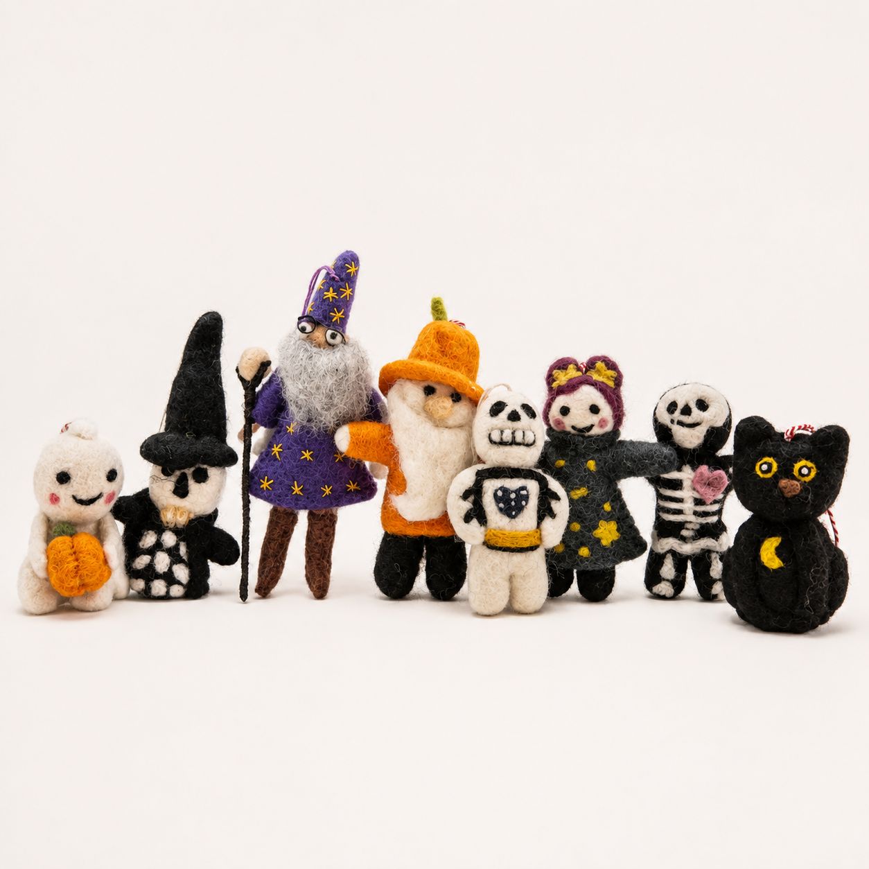 Colgantes de bolso de fieltro - Selección mixta (Amuletos místicos adorables) - Imagen 3