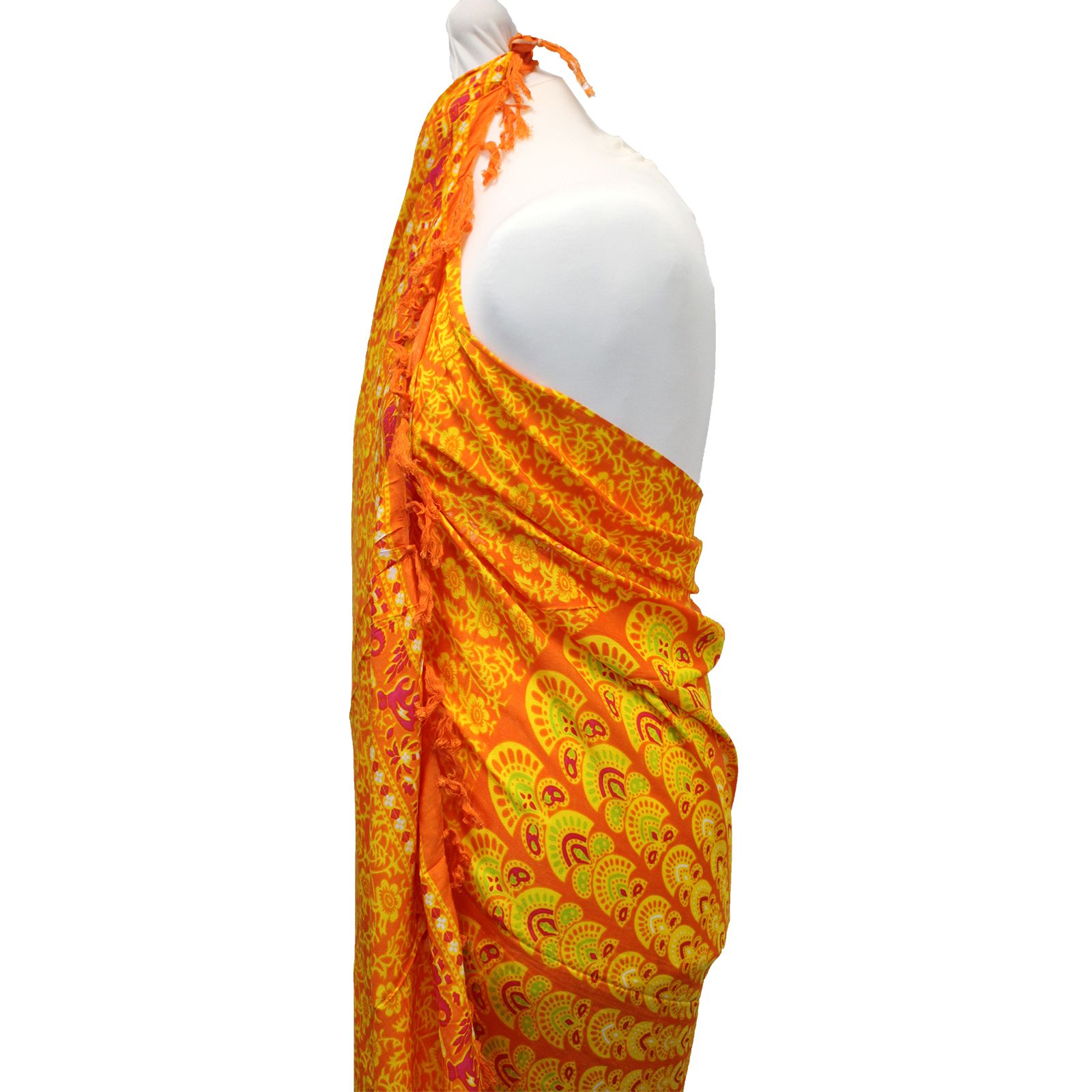 Pareos Mandela naranja lima - Imagen 2