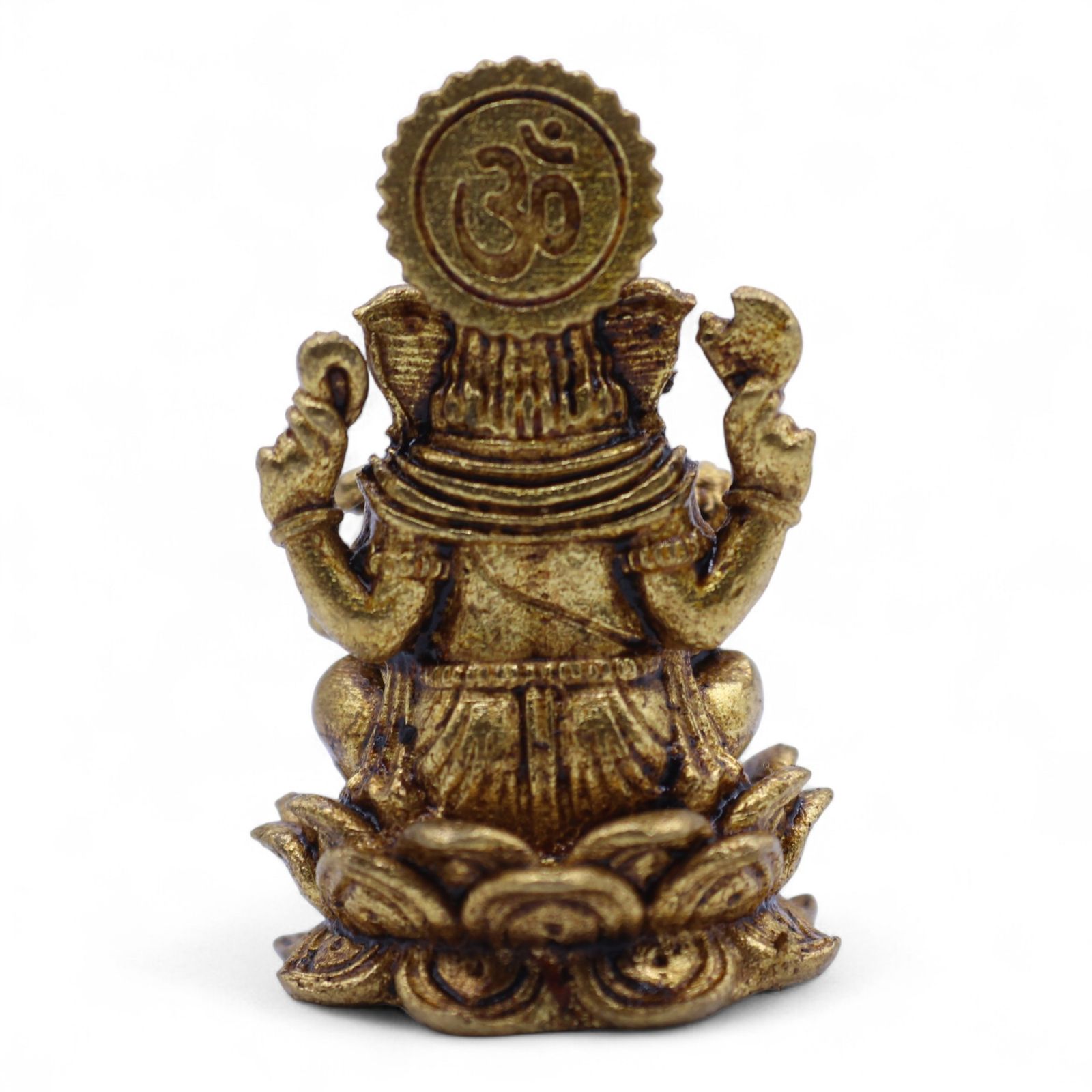 Dioses en miniatura de latón - Ganesha (12 g) - 30 mm - Imagen 5