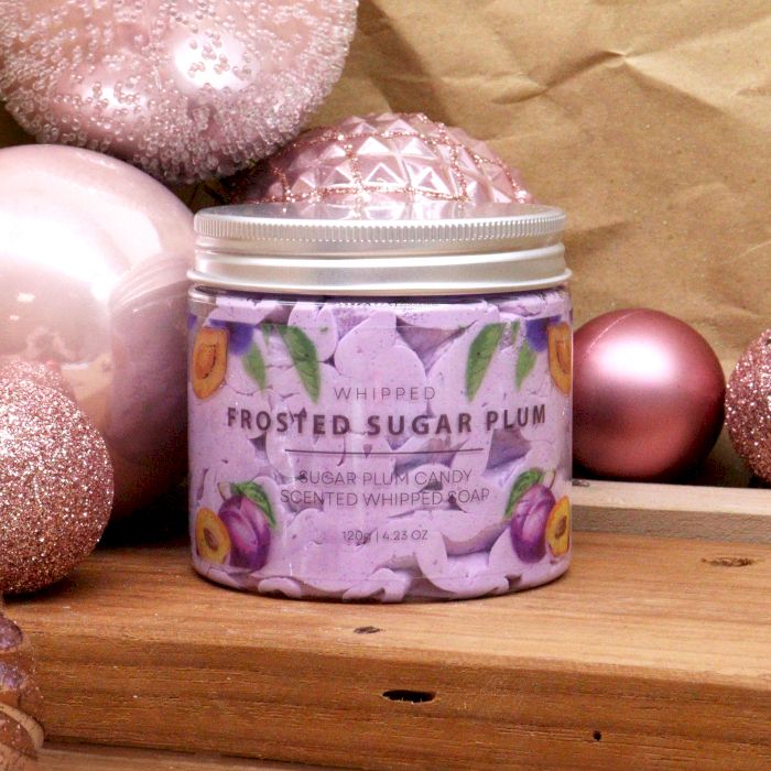 Jabón de crema batida de ciruela y azúcar glaseado 120 g - Imagen 4