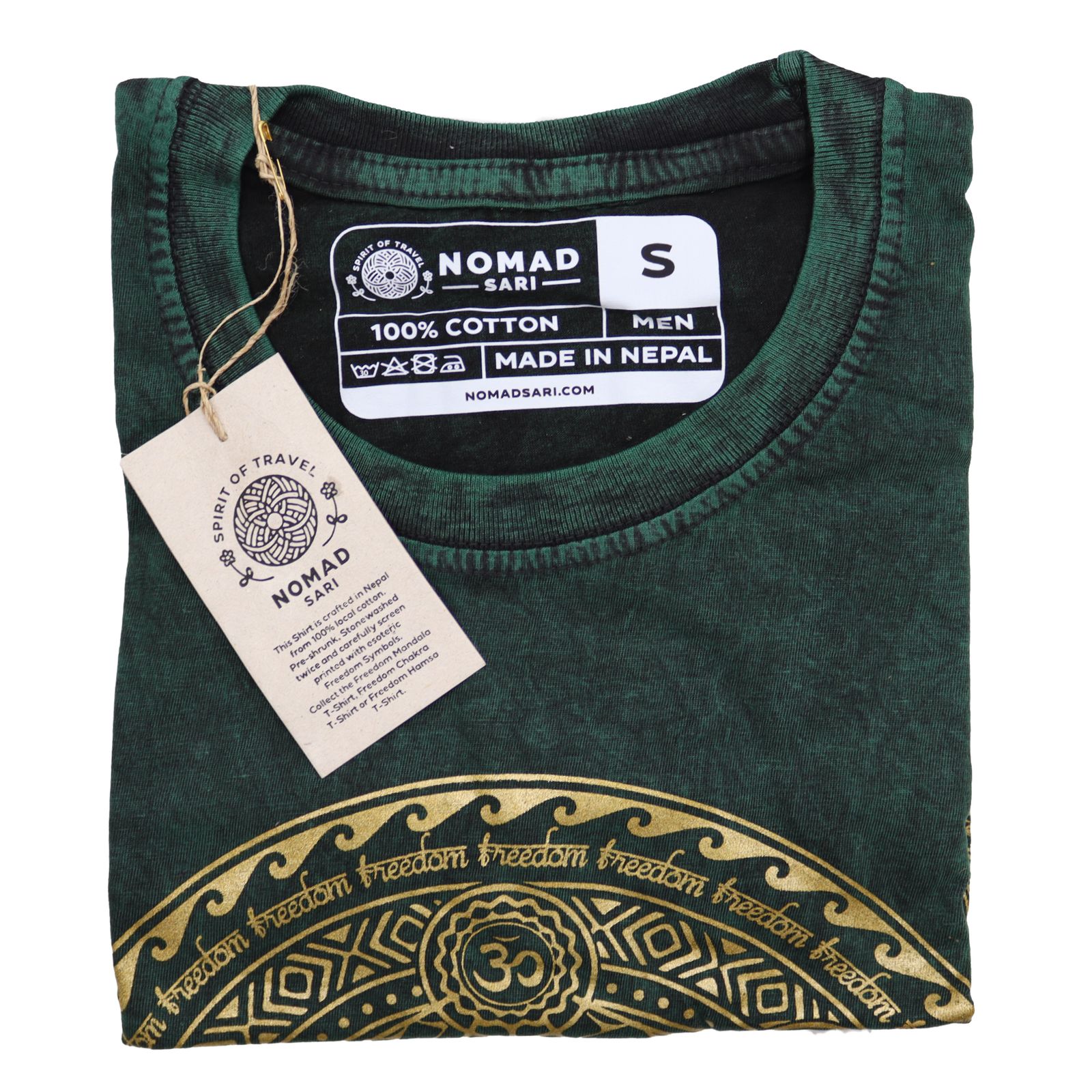 Camiseta Nomad Sari Pequeña - Chakra - Verde - Imagen 3