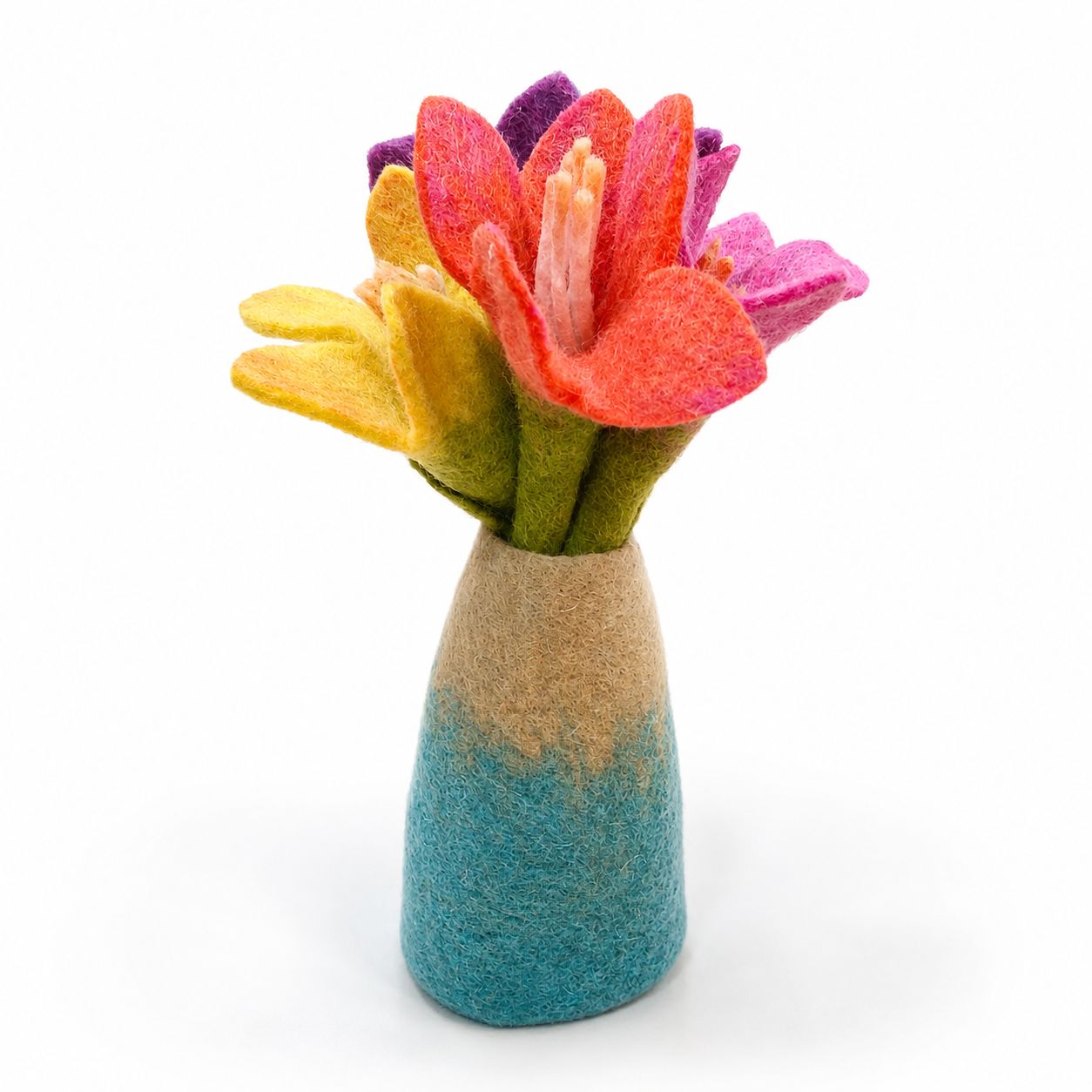 Flores de fieltro - Lirio (10 colores surtidos) - Imagen 10