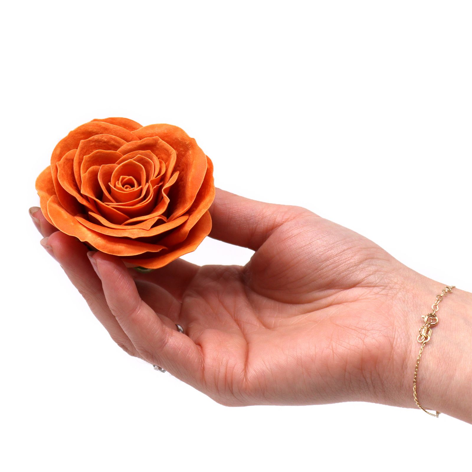 Flor de Jabón Artesanal - Grande Vintage Rose - Clavo de Java - Imagen 2