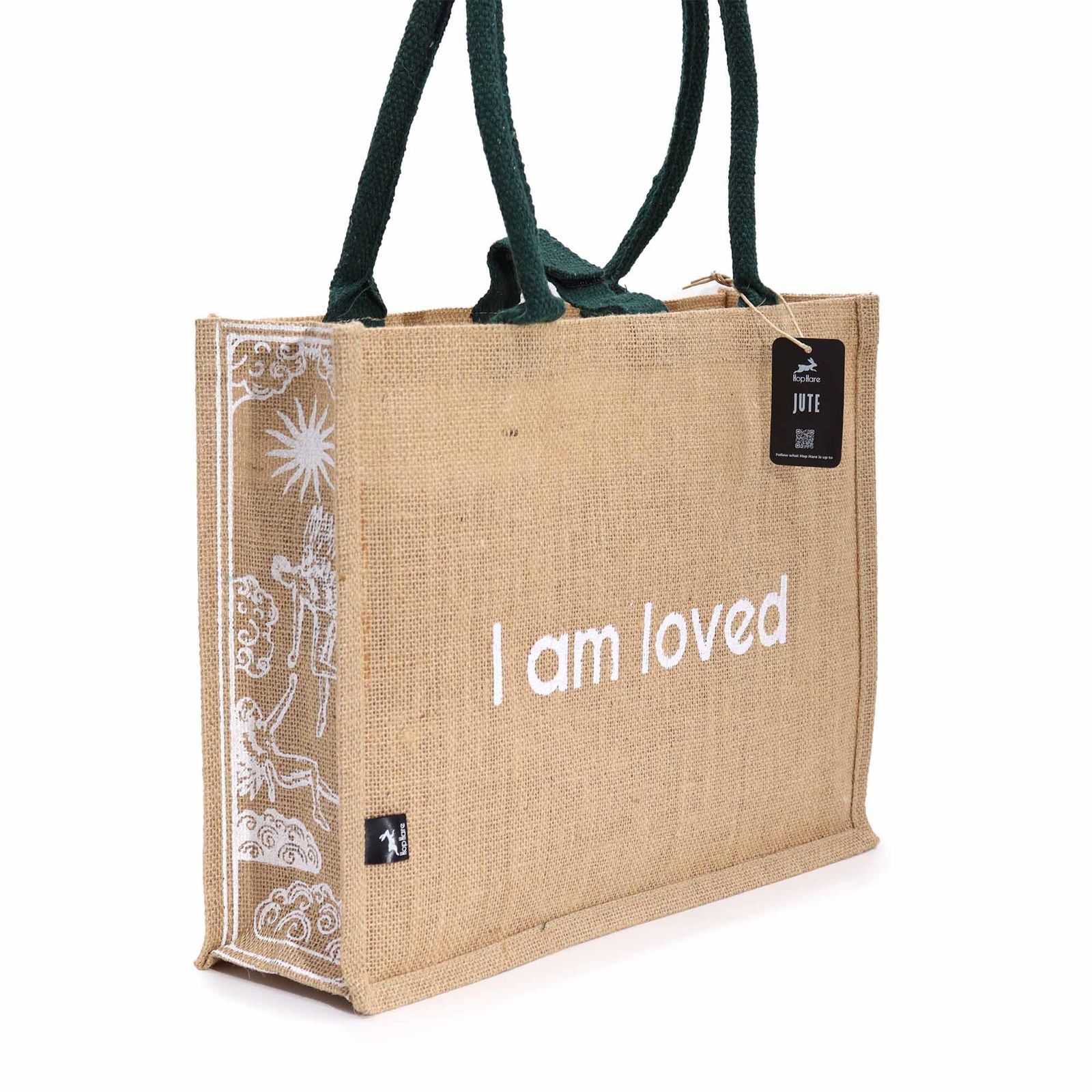 Bolsa Grande de Yute Hop Hare - Soy Amada - Imagen 4