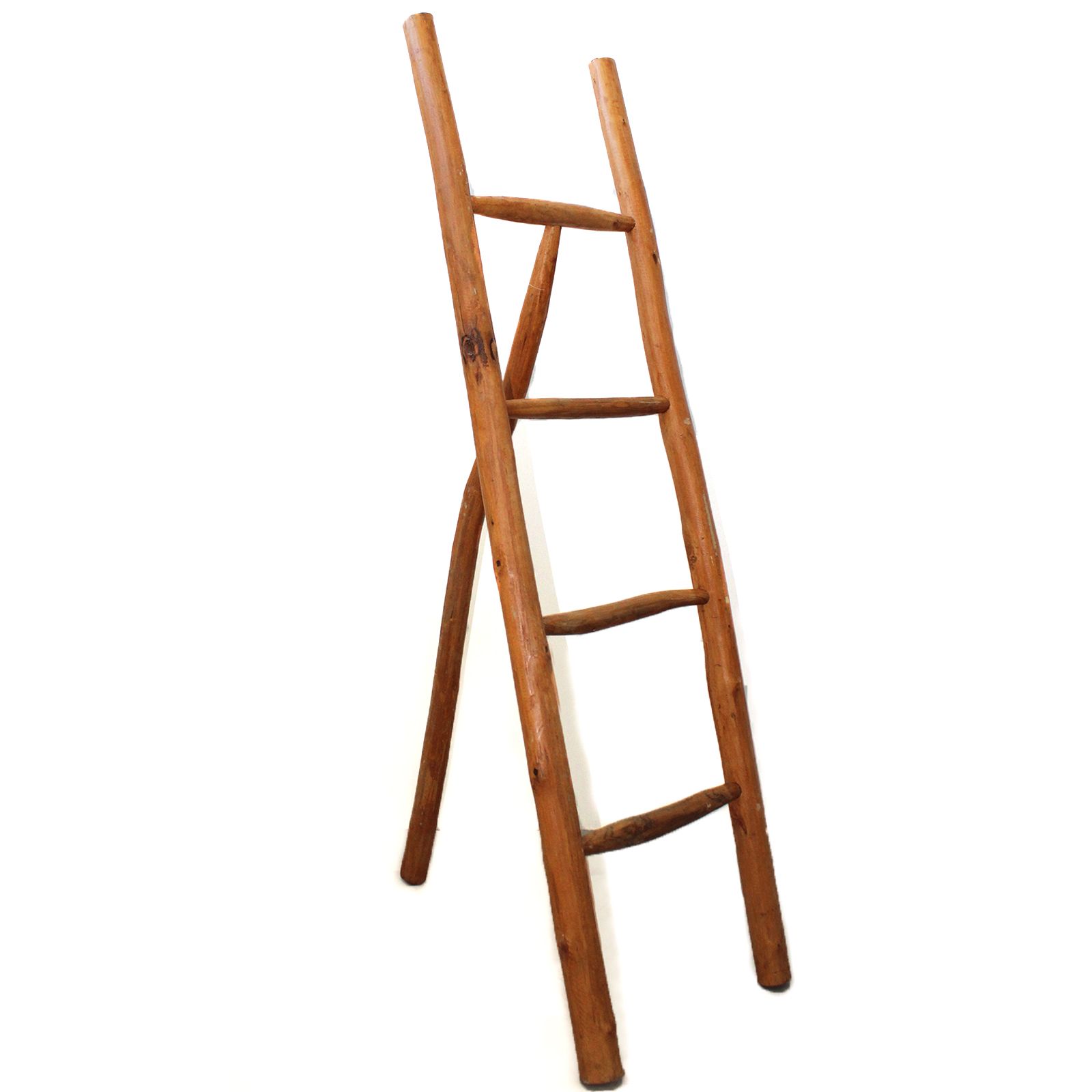 Gran escalera de teca - 1,5 m - Natural
