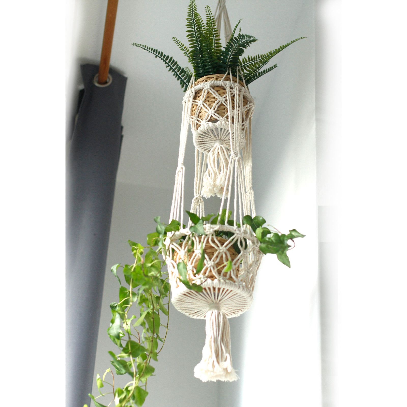 Macetero de Macrame - Doble - Imagen 11