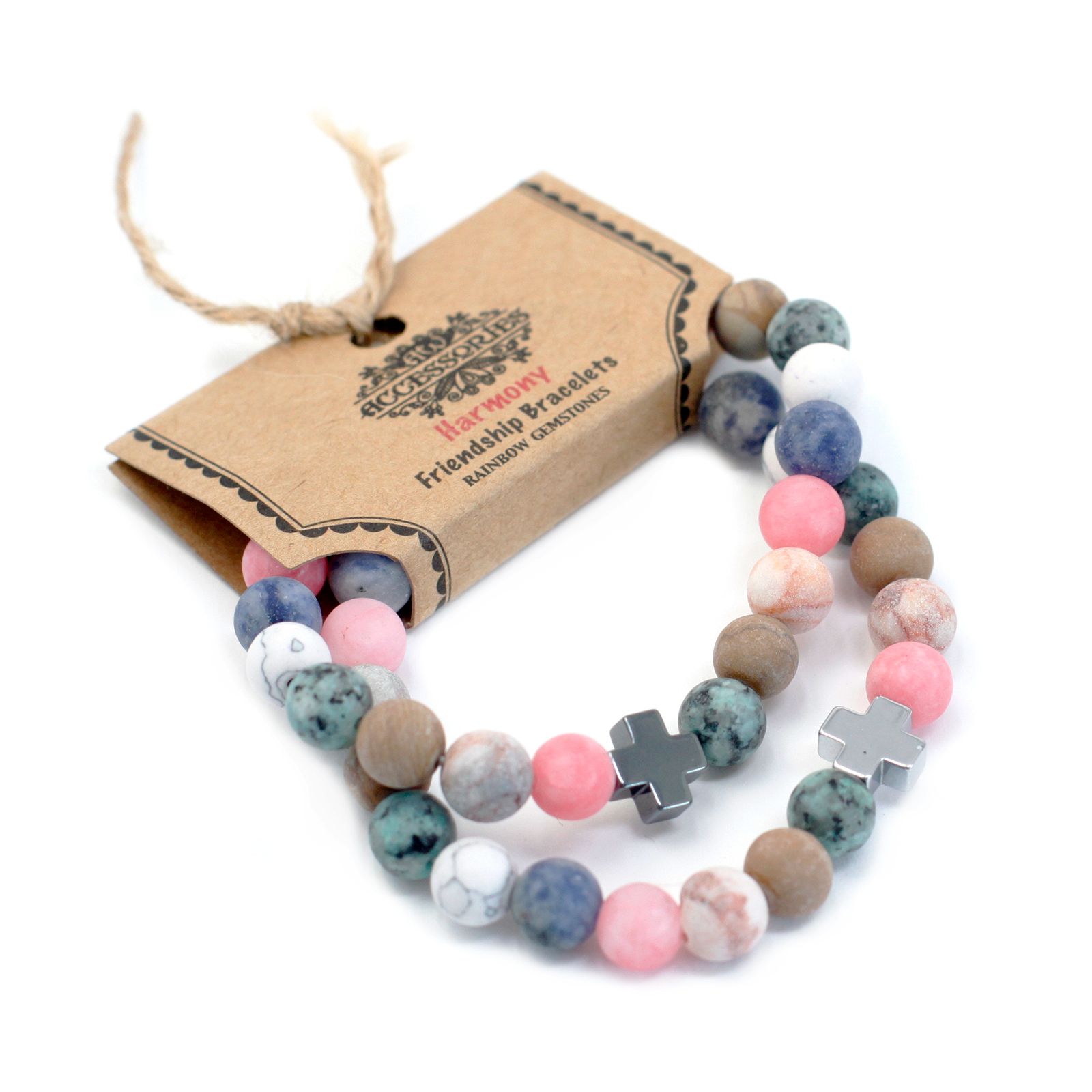 2 Pulseras con Piedras Preciosas - Armonia - Imagen 4