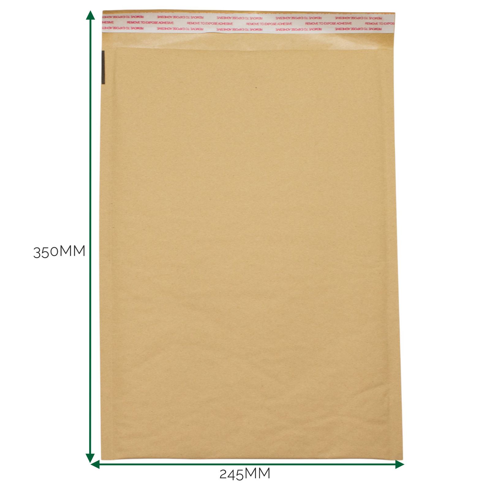 Sobre acolchado Kraft con burbuja (245x350+40mm)
