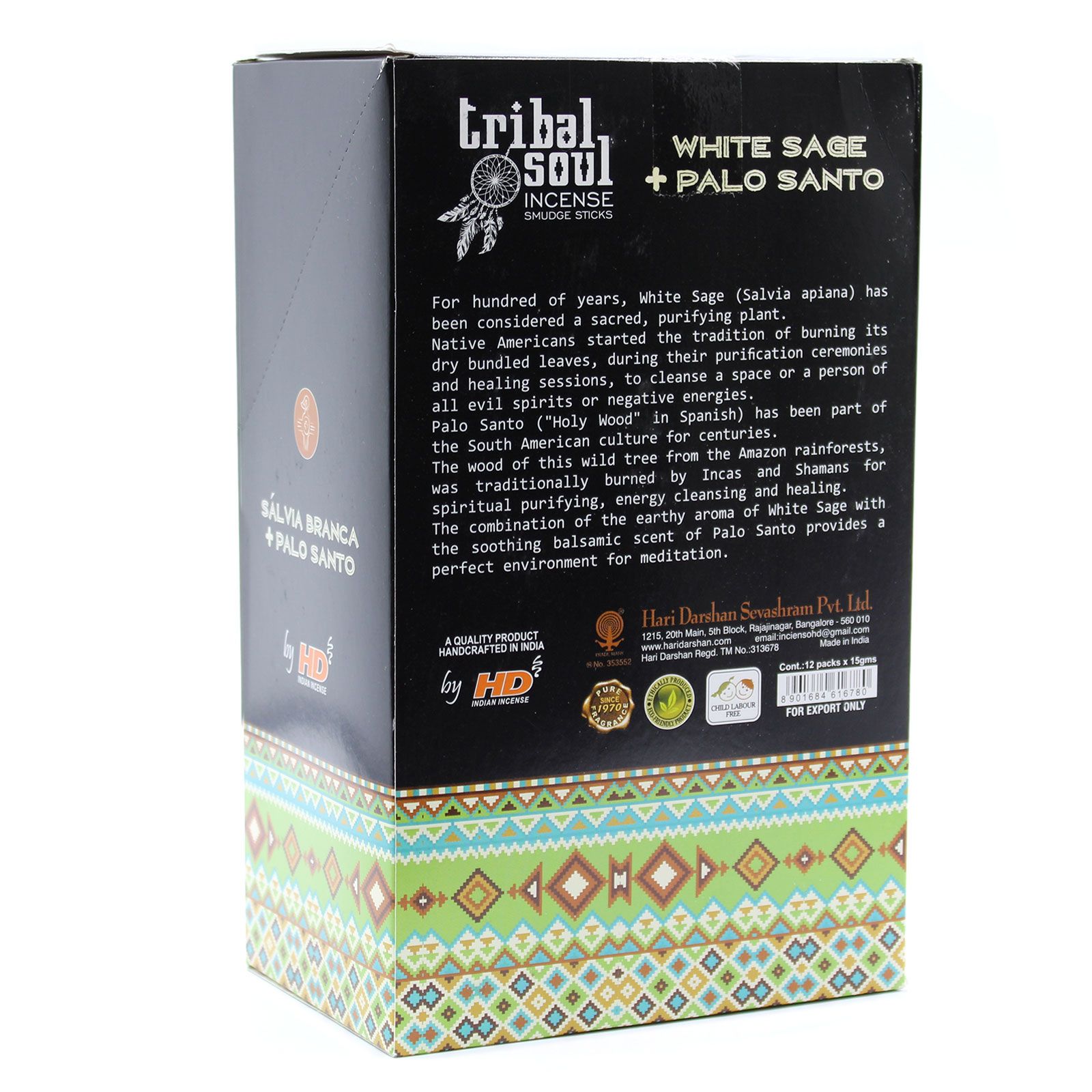 Incienso Tribal Soul - Salvia Blanca + Palo Santo - Imagen 6