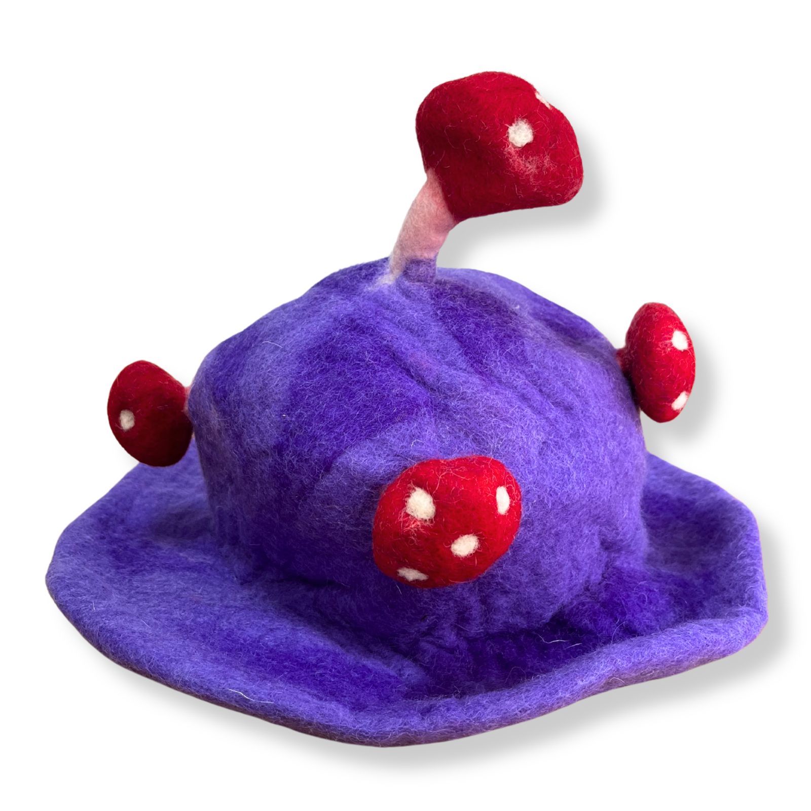 Sombrero de hongo de fieltro - Bruma púrpura de ensueño - Imagen 2