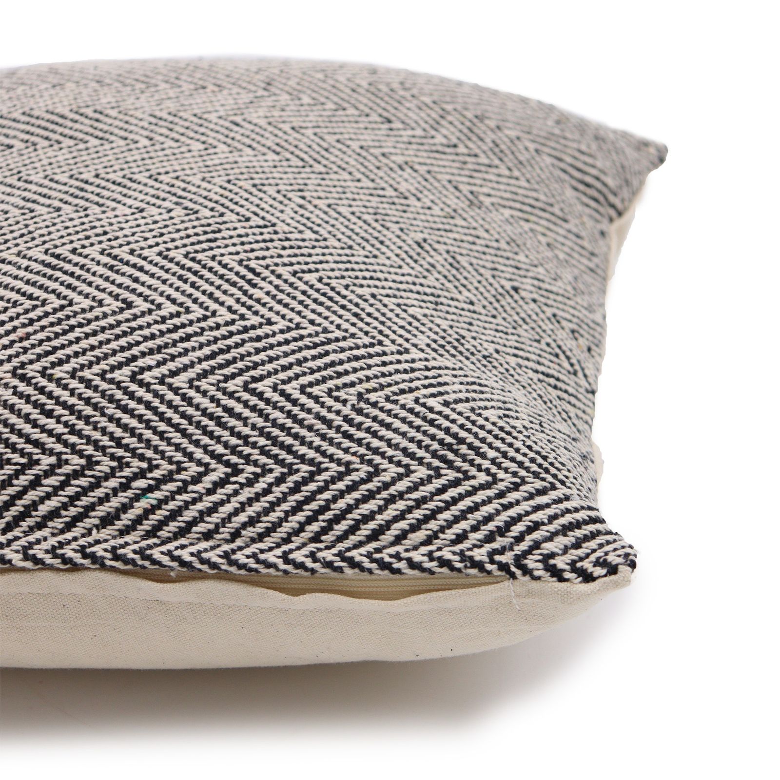 Funda de Cojín Clásico - Chevron Gris - 40x40cm - Imagen 4