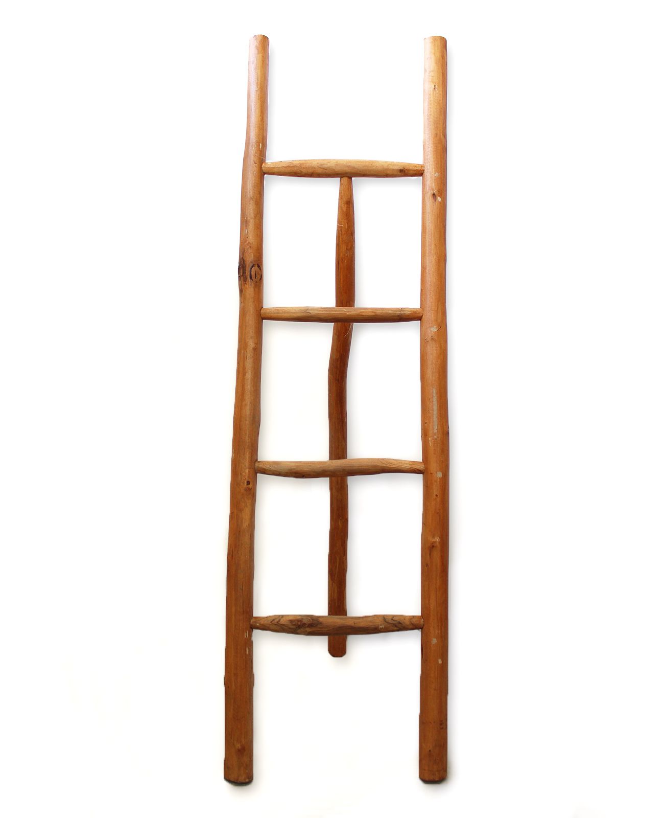 Gran escalera de teca - 1,5 m - Natural - Imagen 4