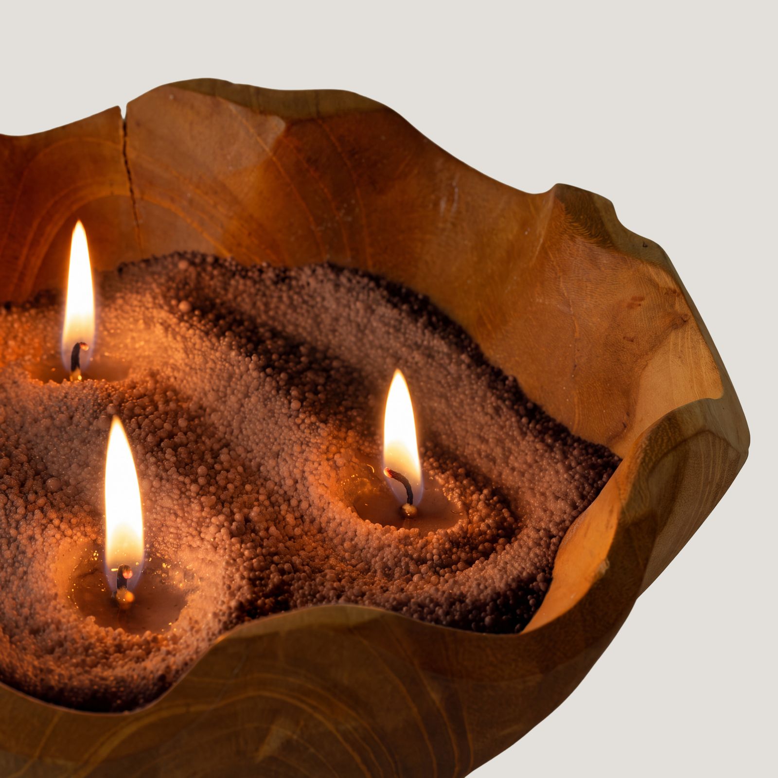 Arena perfumada para velas - Marrón chocolate - Oro Millonario - 300 g - Imagen 12