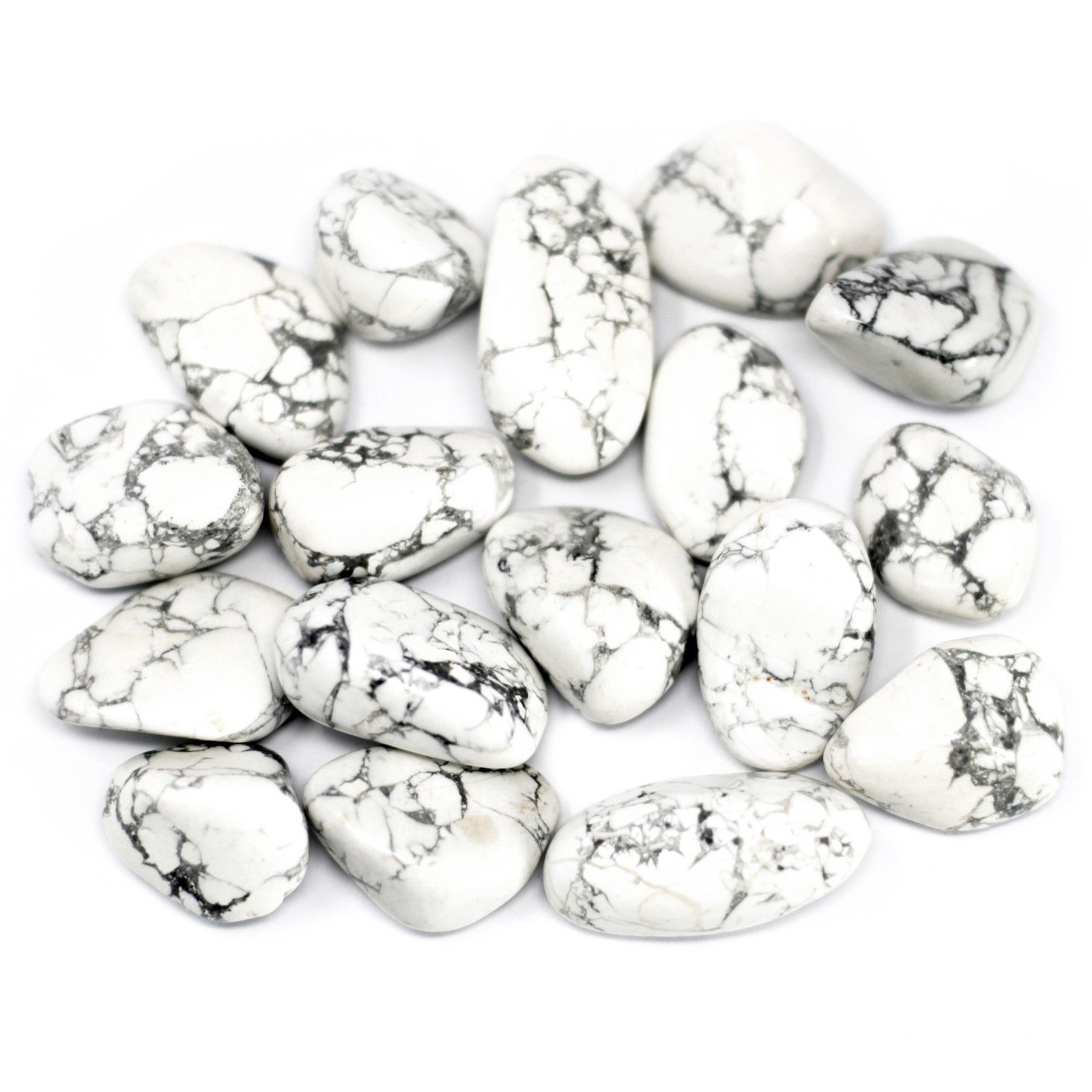 Piedra preciosa africana / Howlite Blanco