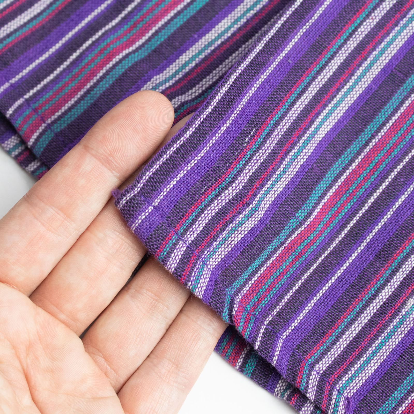 Nomad Sari Grandad Shirt - Negro Púrpura - XL - Imagen 11
