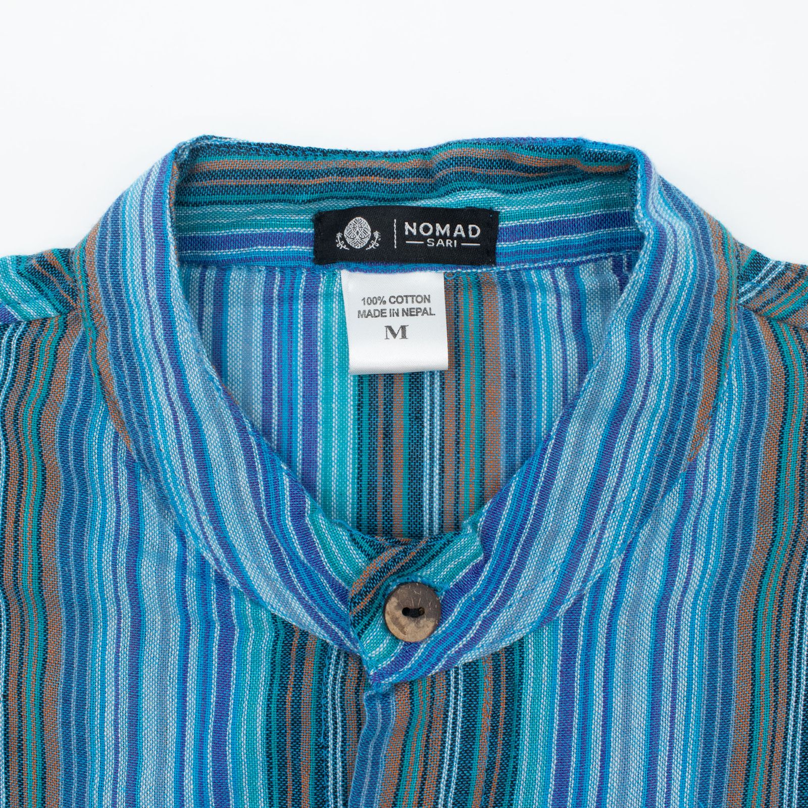 Nomad Sari Camisa de abuelo - Turquesa - Grande - Imagen 5