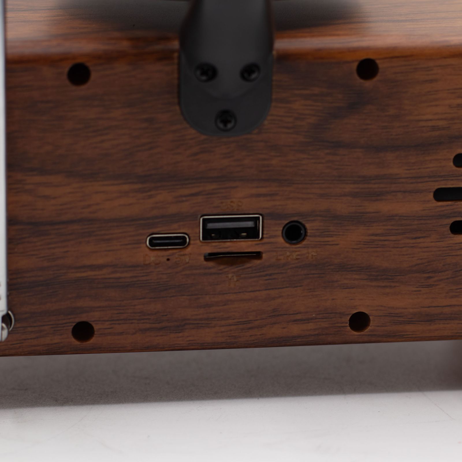 Altavoz de gramófono doble mini retro - Bluetooth - 5,4 vatios x 2 - Imagen 6