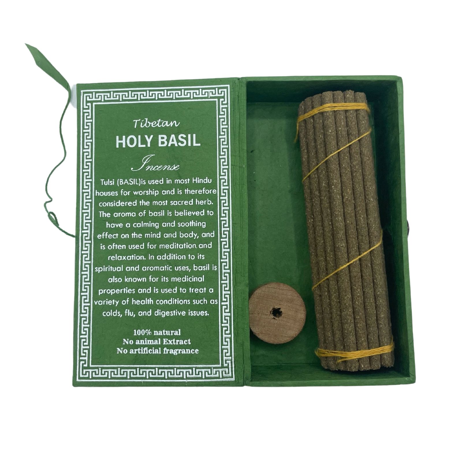 Set de regalo de incienso Himalayan Sugandhit Dhoop - Albahaca Sagrada - Imagen 3