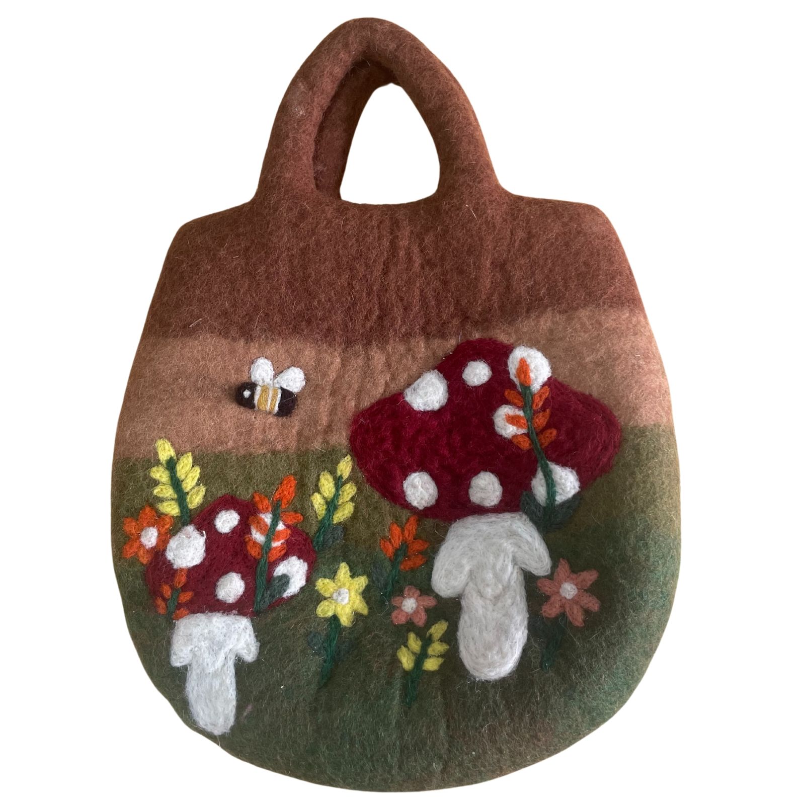 Bolsa de fieltro para jardín de setas - 35 x 27 cm - Imagen 5