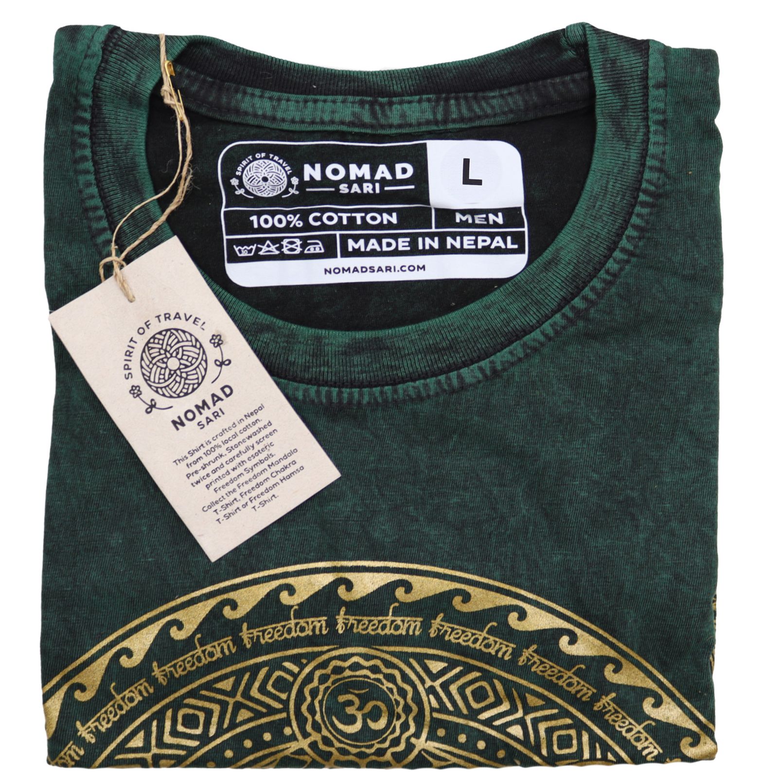 Camiseta Nomad Sari Grande - Chakra - Verde - Imagen 2